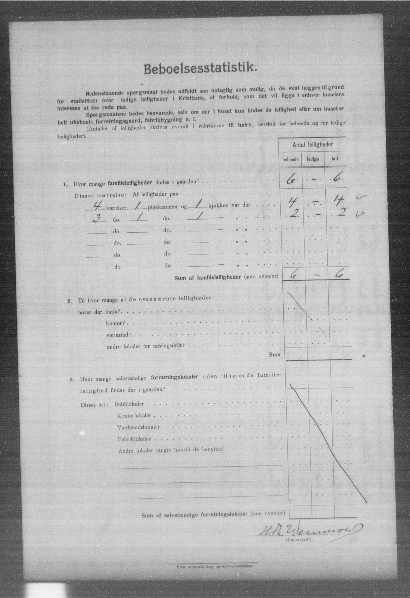 OBA, Municipal Census 1904 for Kristiania, 1904, p. 453