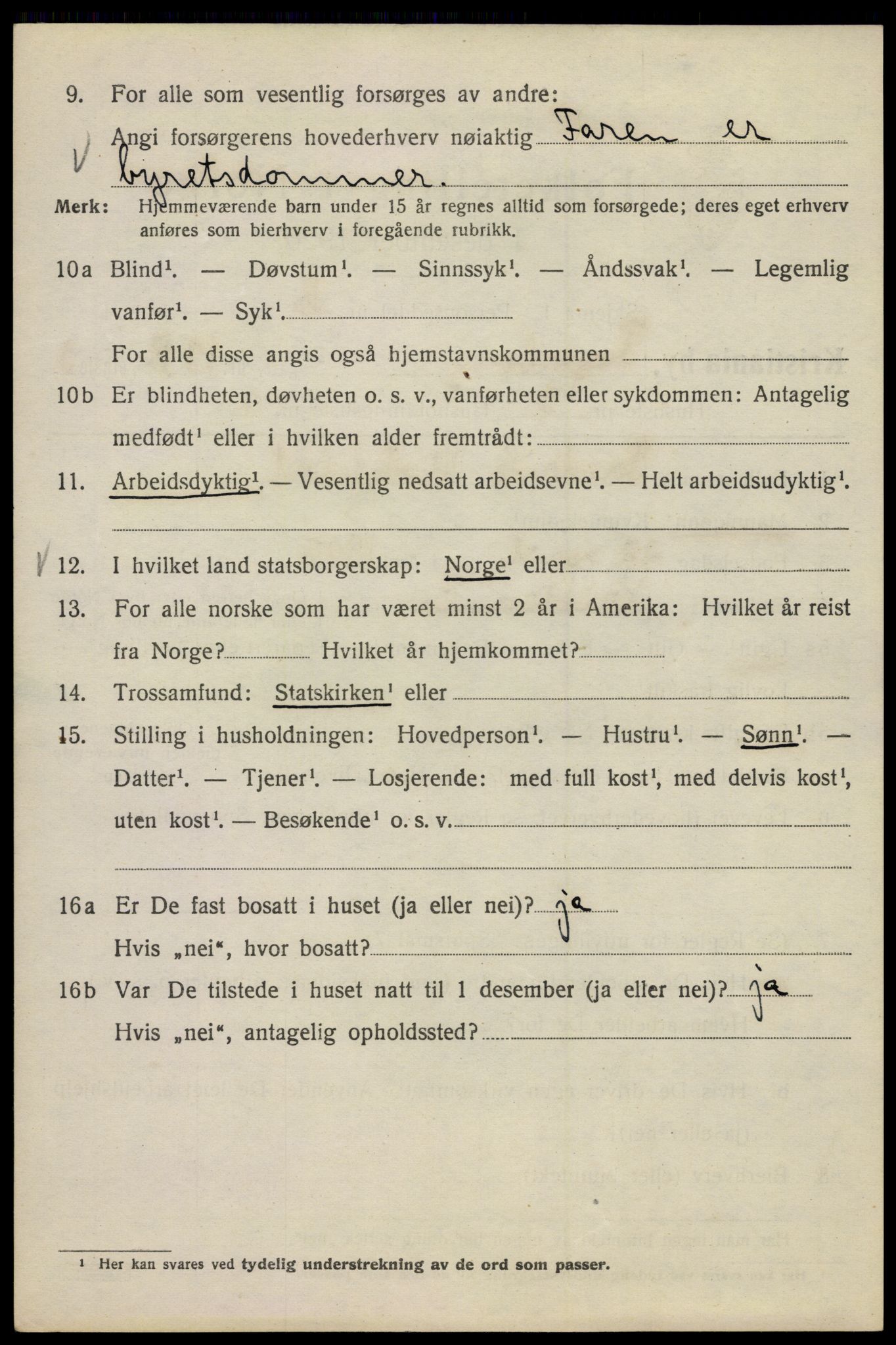 SAO, 1920 census for Kristiania, 1920, p. 292456