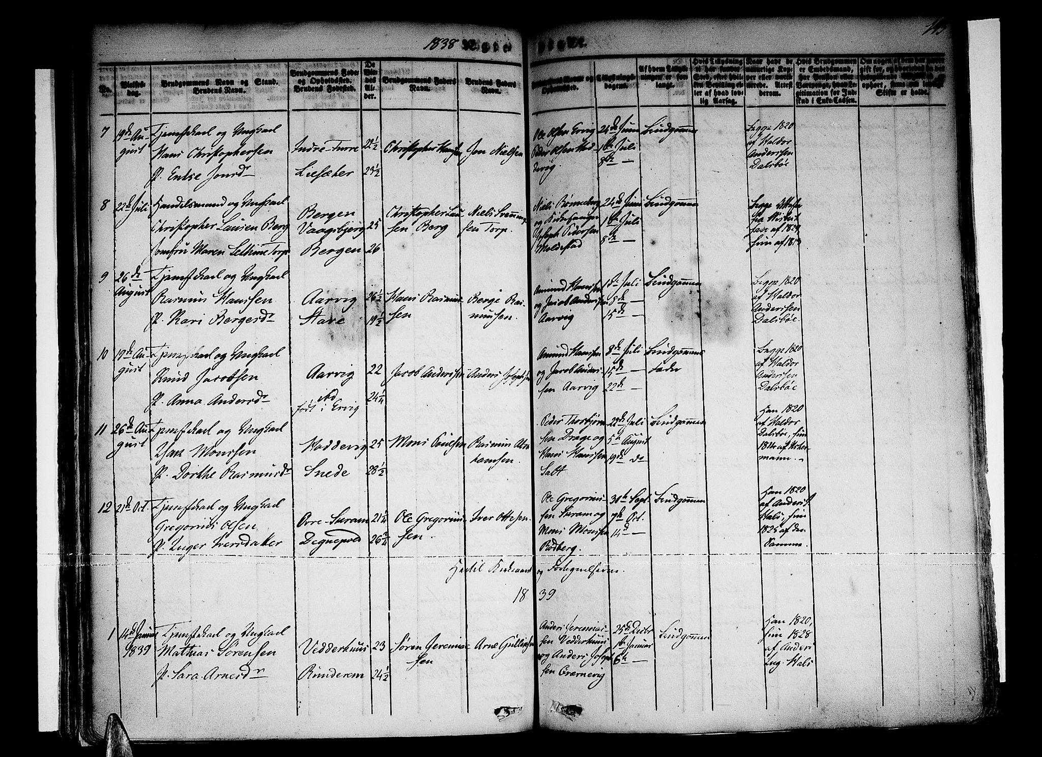 Selje sokneprestembete, AV/SAB-A-99938/H/Ha/Haa/Haaa: Parish register (official) no. A 9, 1829-1844, p. 193