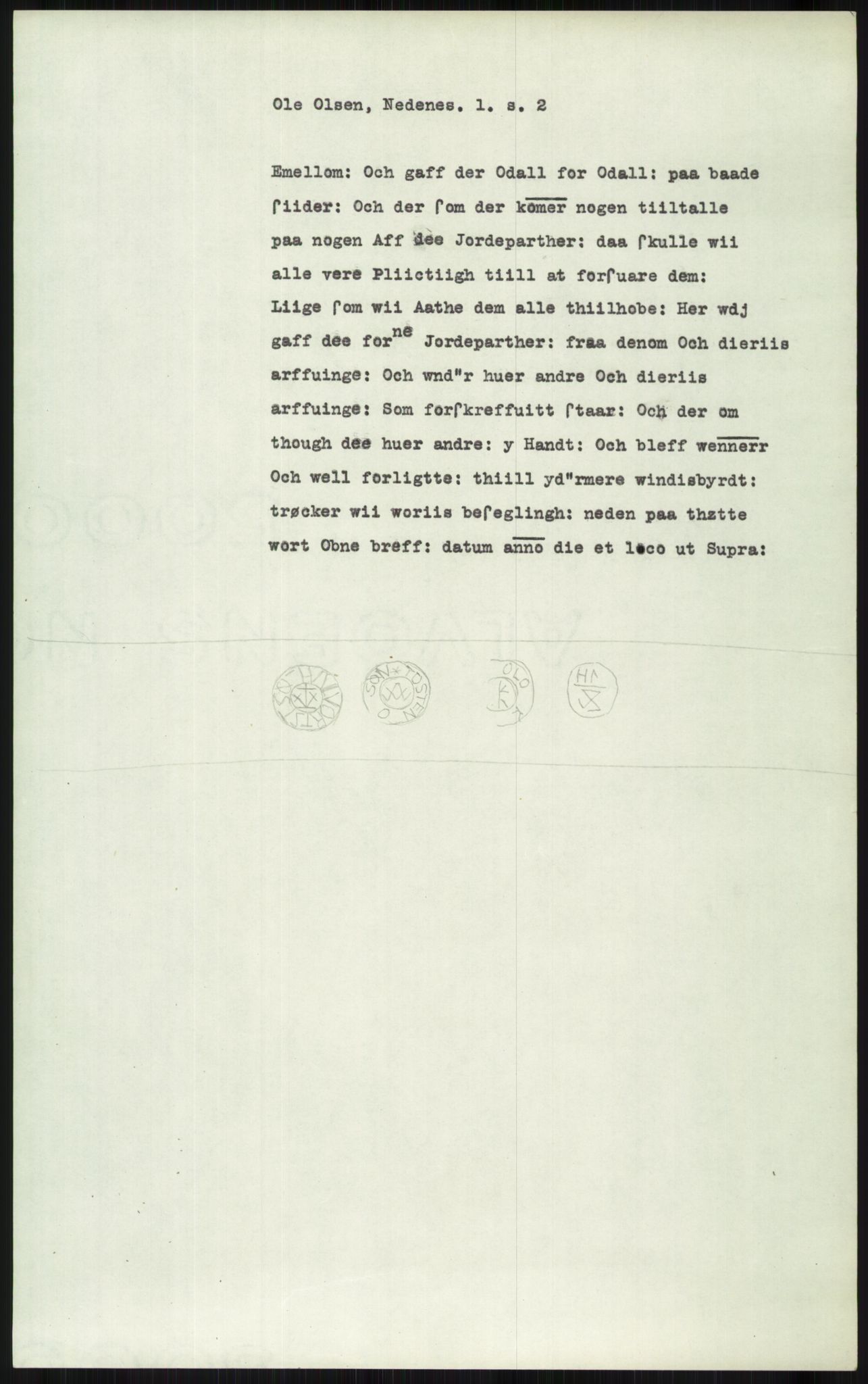 Samlinger til kildeutgivelse, Diplomavskriftsamlingen, AV/RA-EA-4053/H/Ha, p. 2947