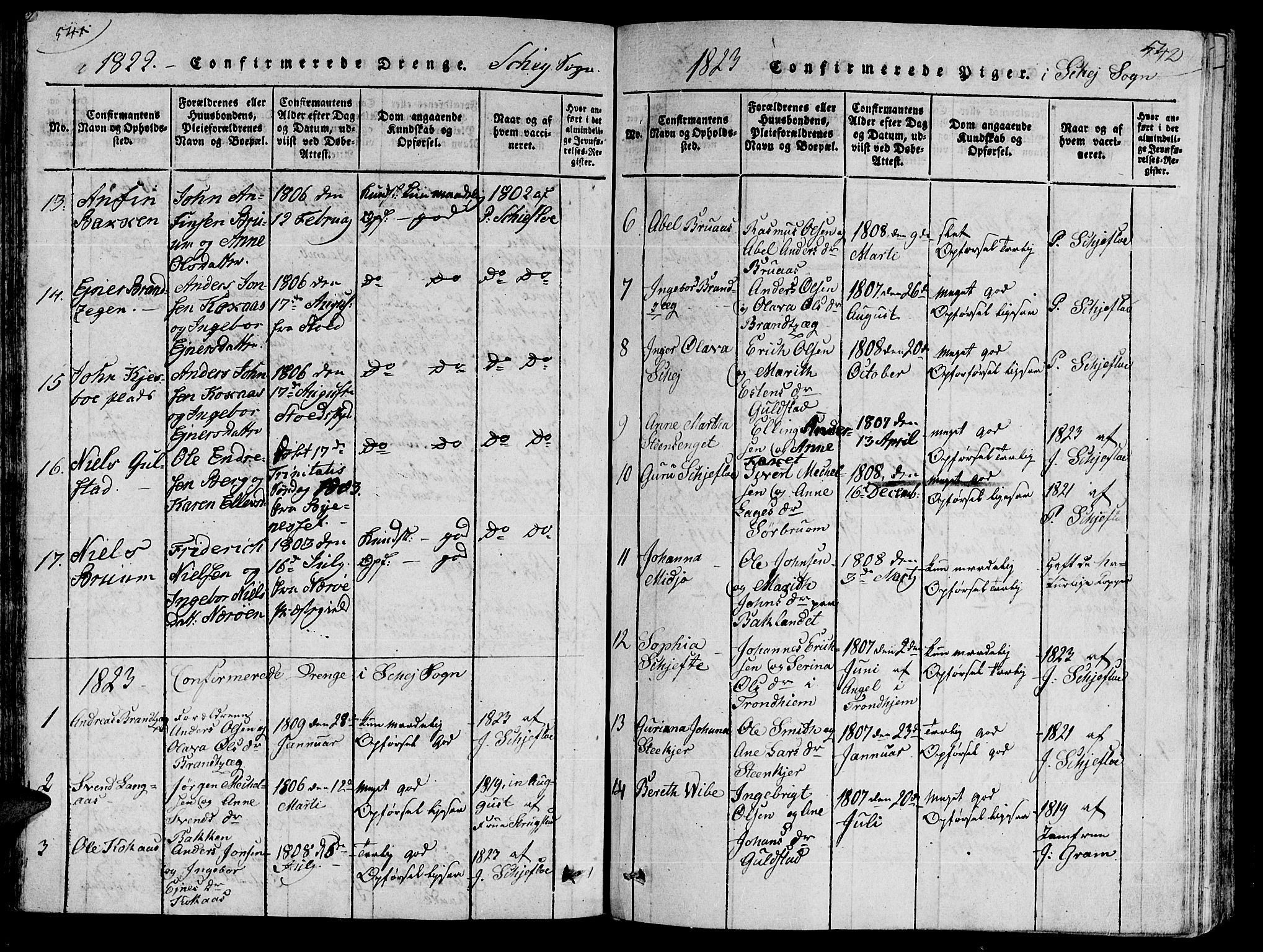 Ministerialprotokoller, klokkerbøker og fødselsregistre - Nord-Trøndelag, SAT/A-1458/735/L0333: Parish register (official) no. 735A04 /2, 1816-1825, p. 541-542