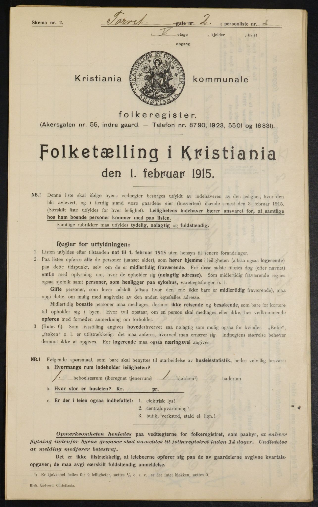 OBA, Municipal Census 1915 for Kristiania, 1915, p. 103771