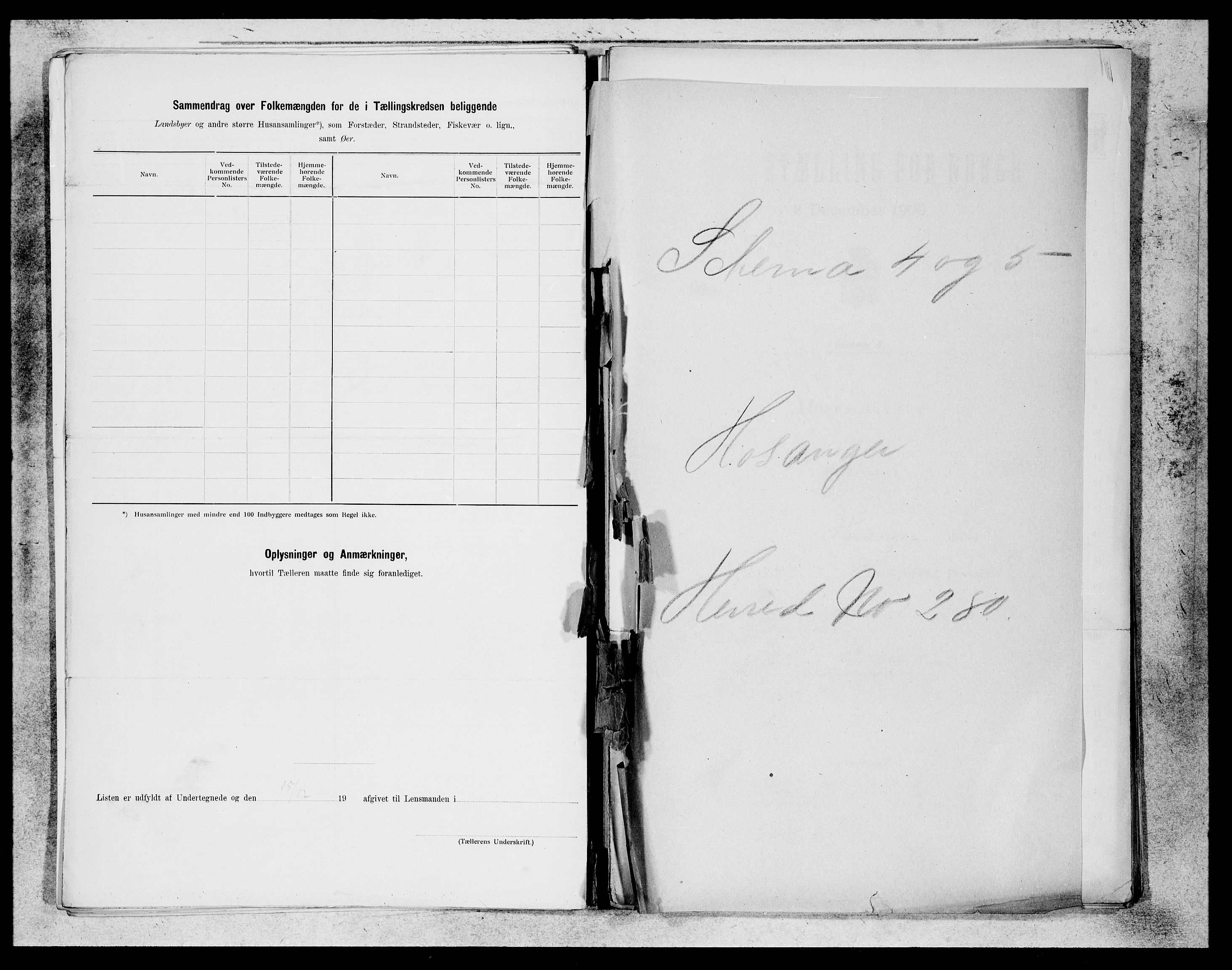 SAB, 1900 census for Bruvik, 1900, p. 23