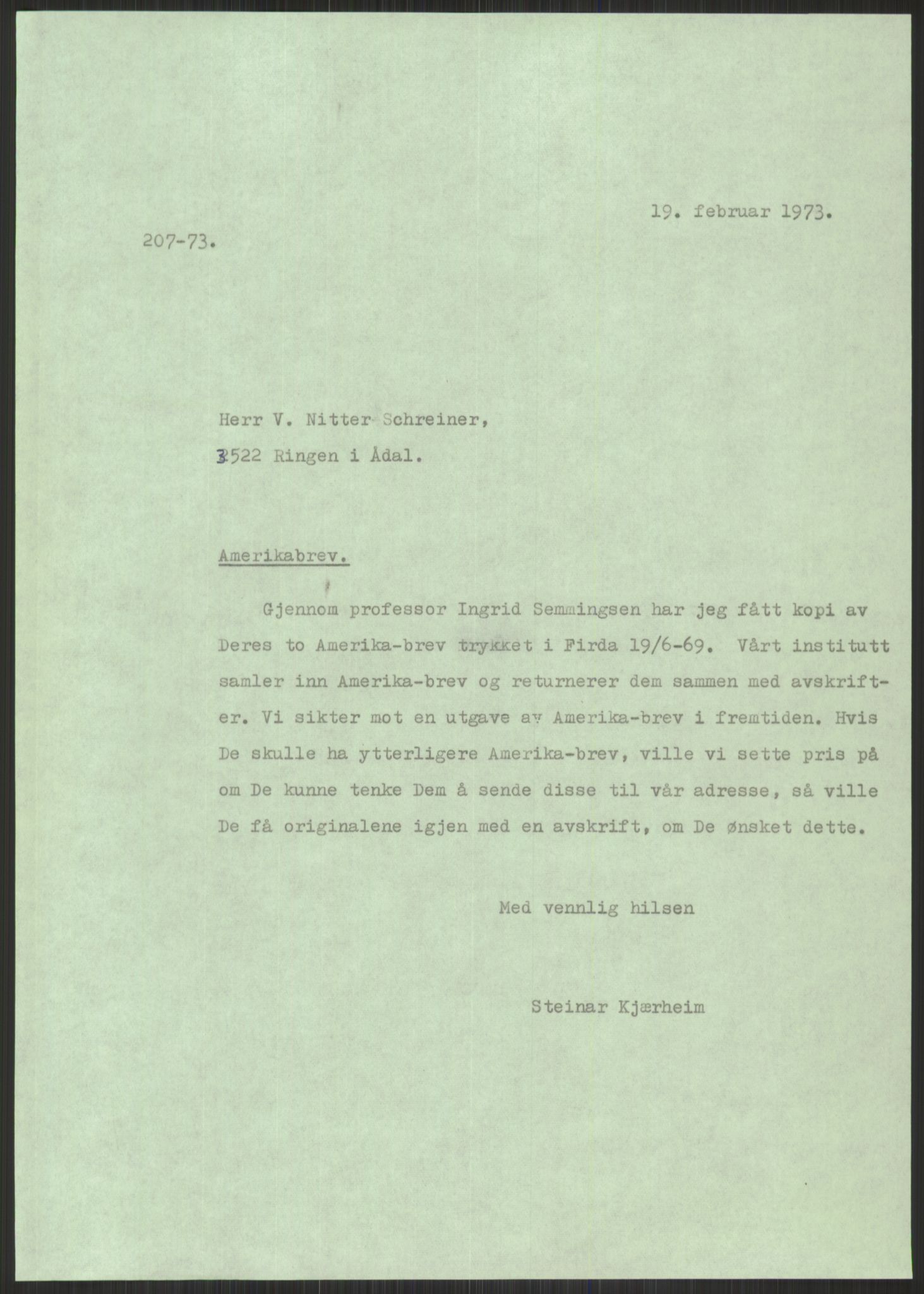 Samlinger til kildeutgivelse, Amerikabrevene, RA/EA-4057/F/L0033: Innlån fra Sogn og Fjordane. Innlån fra Møre og Romsdal, 1838-1914, p. 67