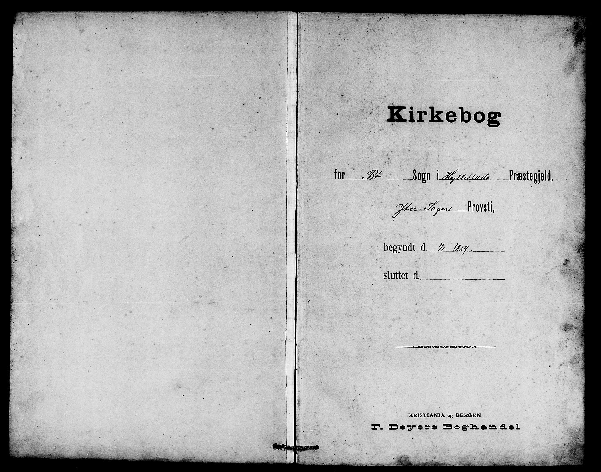 Hyllestad sokneprestembete, SAB/A-80401: Parish register (copy) no. B 2, 1889-1915