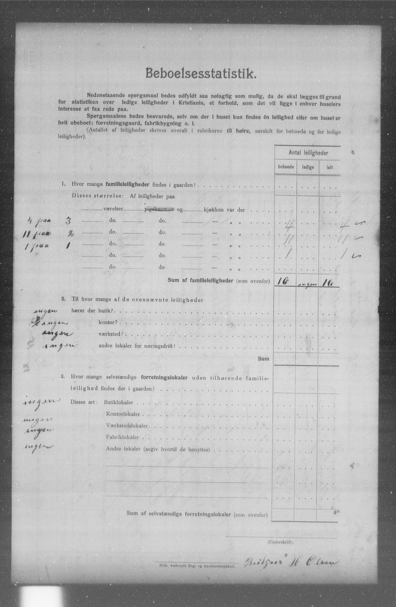 OBA, Municipal Census 1904 for Kristiania, 1904, p. 12526