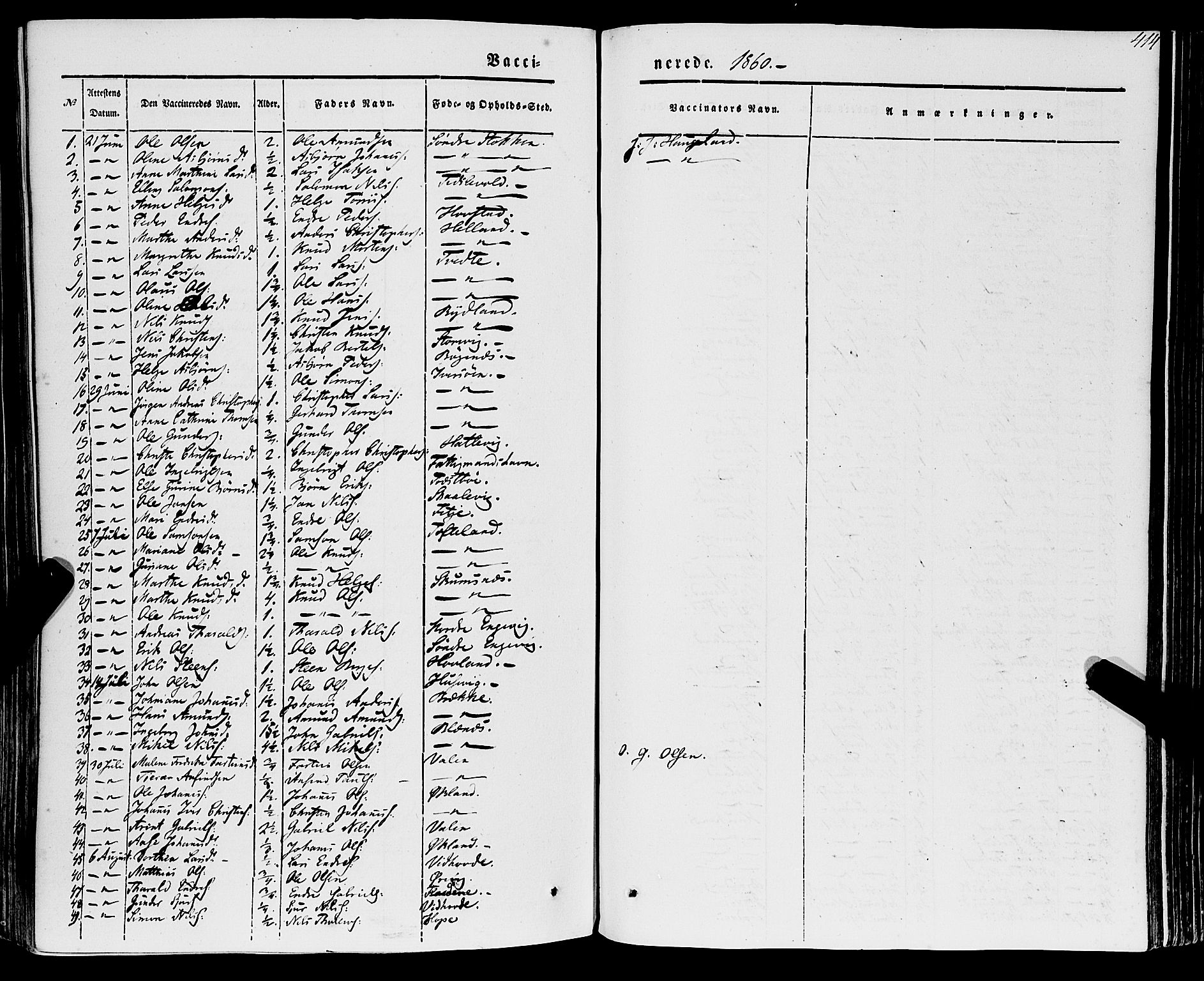 Stord sokneprestembete, AV/SAB-A-78201/H/Haa: Parish register (official) no. A 7, 1841-1861, p. 414