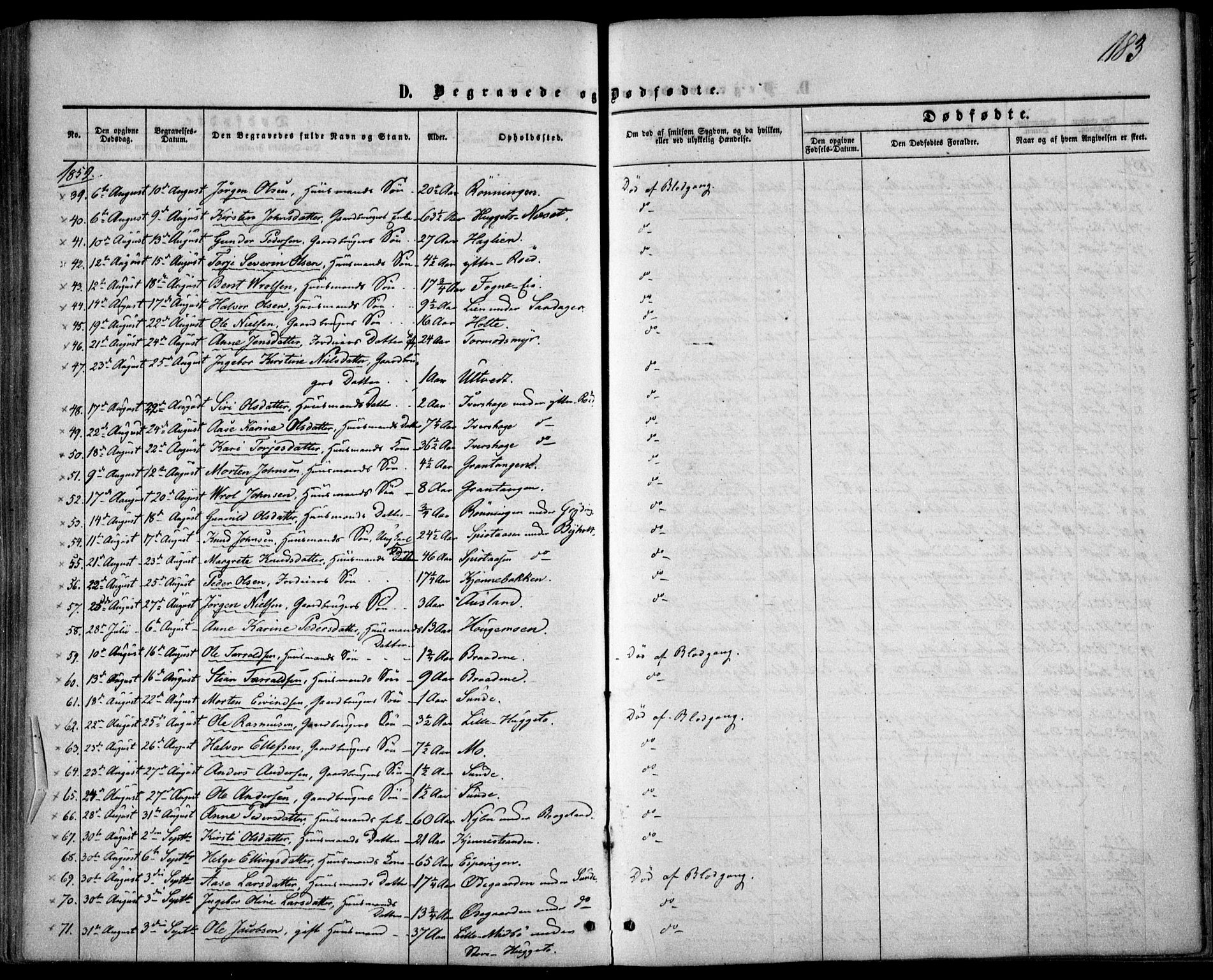 Gjerstad sokneprestkontor, AV/SAK-1111-0014/F/Fa/Faa/L0007: Parish register (official) no. A 7, 1858-1875, p. 183