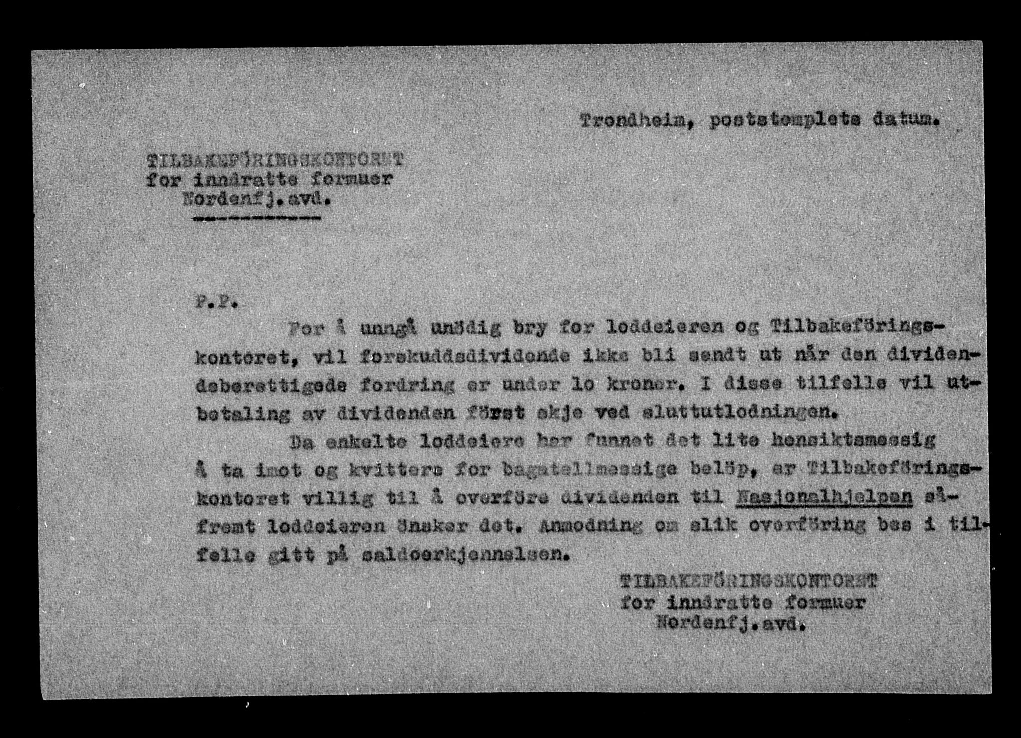 Justisdepartementet, Tilbakeføringskontoret for inndratte formuer, AV/RA-S-1564/H/Hc/Hca/L0906: --, 1945-1947, p. 304