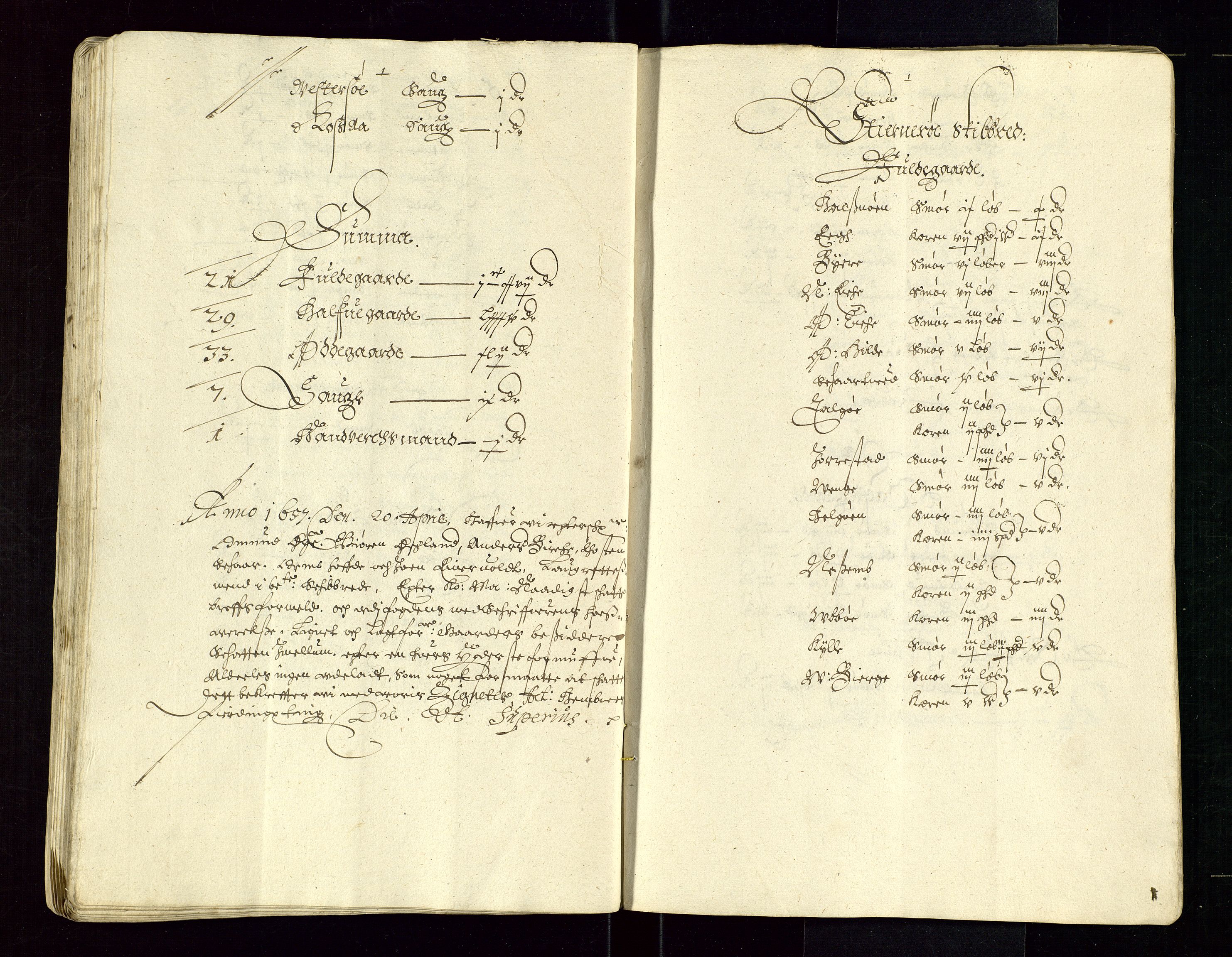 Stavanger len, AV/SAST-A-101870/Ob/L0026: Diverse, 1657-1660, p. 36
