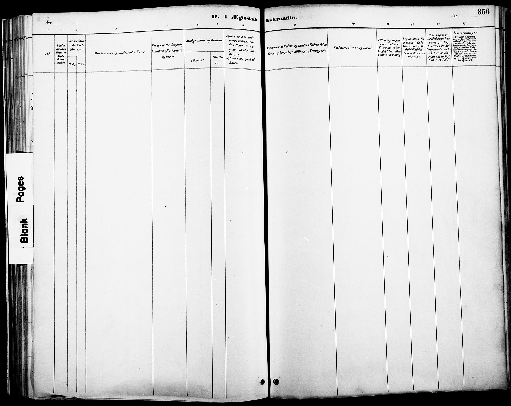 Vang prestekontor, Hedmark, SAH/PREST-008/H/Ha/Haa/L0019A: Parish register (official) no. 19, 1886-1900, p. 356