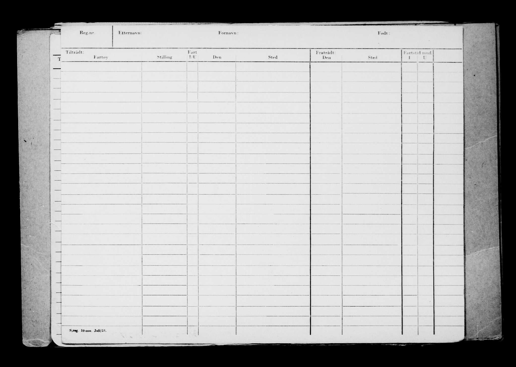 Direktoratet for sjømenn, AV/RA-S-3545/G/Gb/L0168: Hovedkort, 1919, p. 353