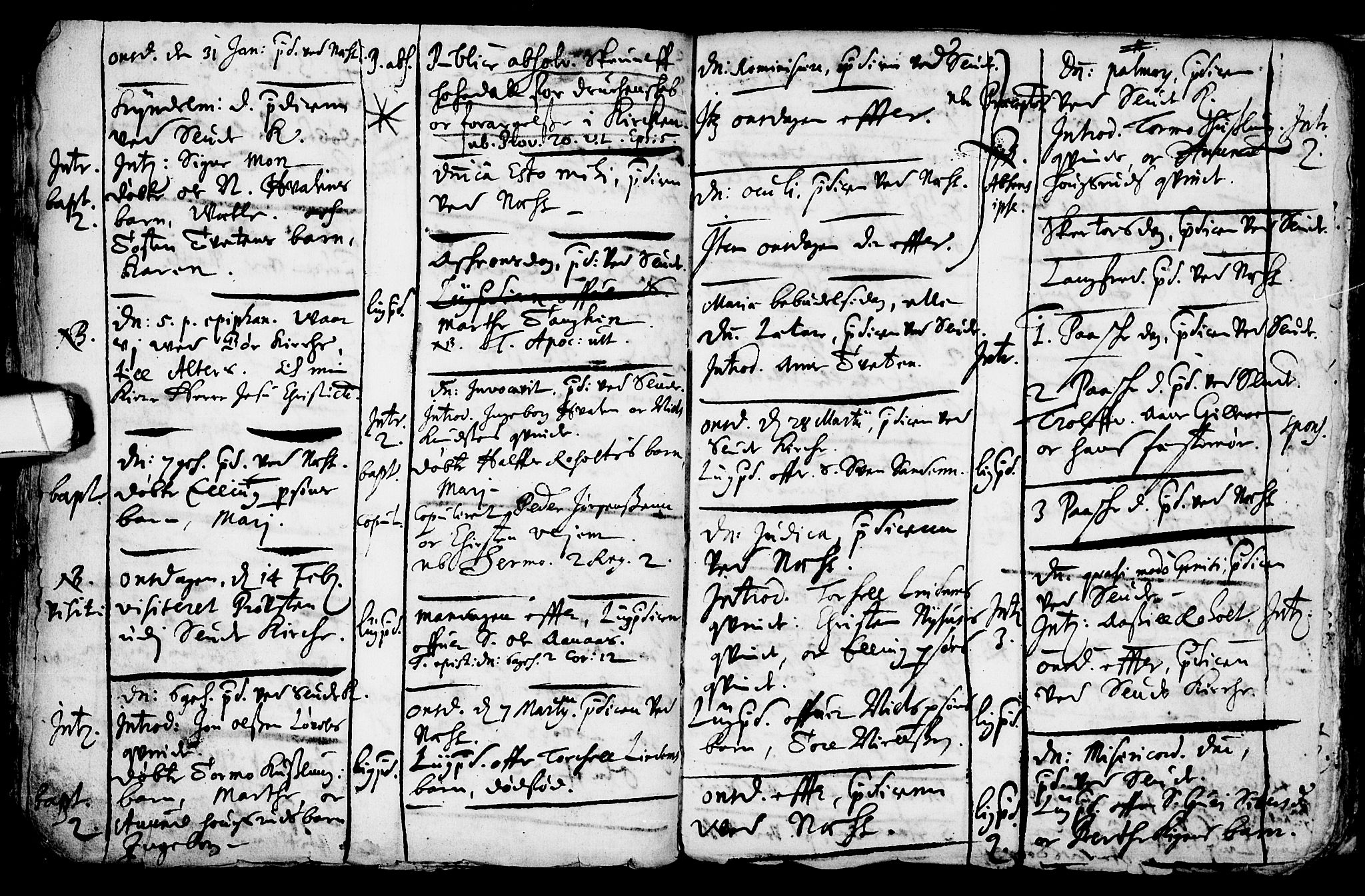 Sauherad kirkebøker, AV/SAKO-A-298/F/Fa/L0001: Parish register (official) no. I 1, 1649-1681