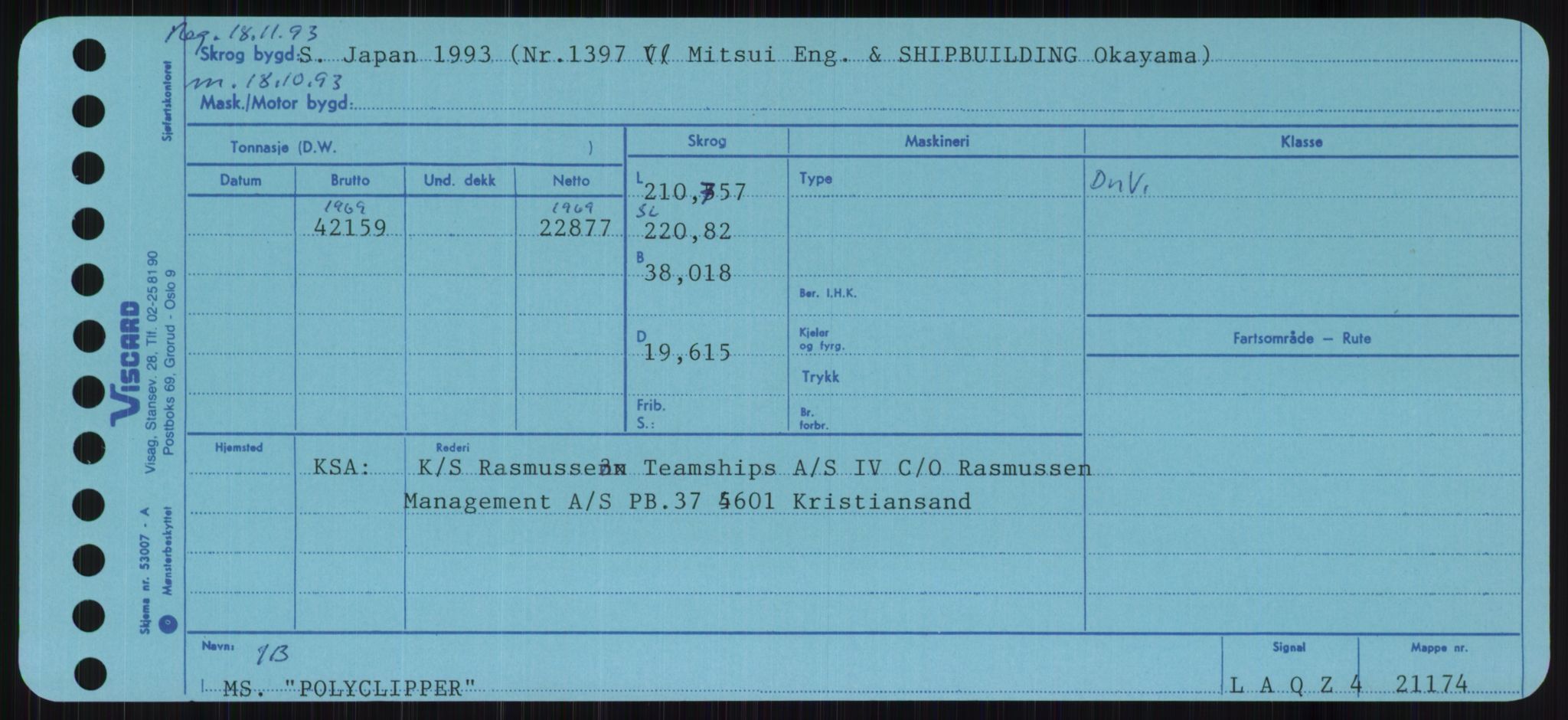 Sjøfartsdirektoratet med forløpere, Skipsmålingen, RA/S-1627/H/Ha/L0004/0002: Fartøy, Mas-R / Fartøy, Odin-R, p. 387