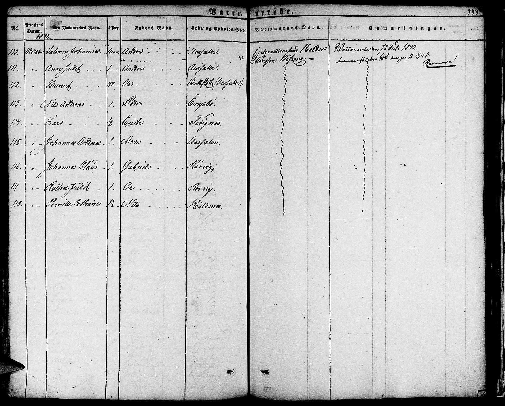 Førde sokneprestembete, AV/SAB-A-79901/H/Haa/Haaa/L0006: Parish register (official) no. A 6, 1821-1842, p. 588