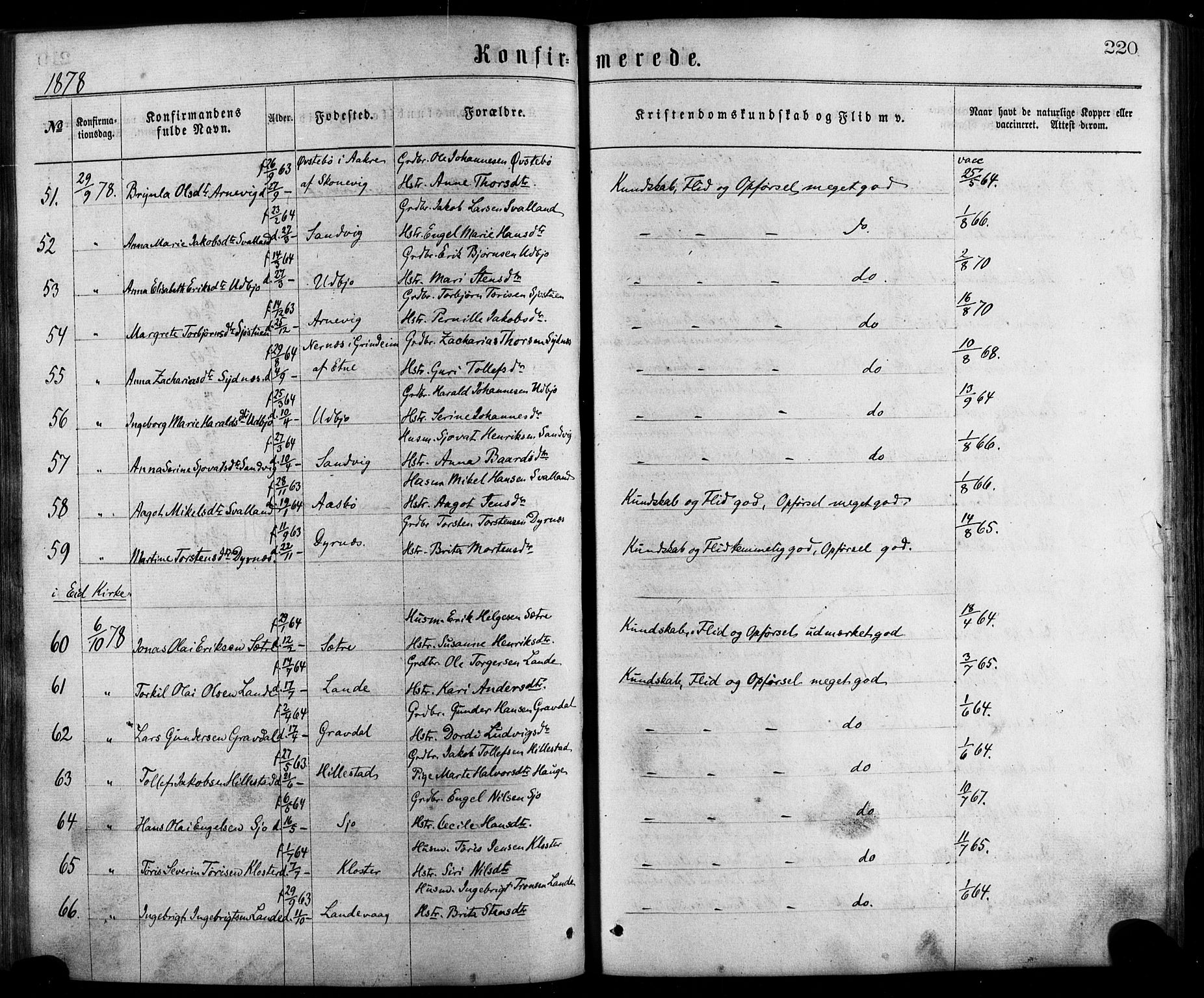 Fjelberg sokneprestembete, AV/SAB-A-75201/H/Haa: Parish register (official) no. A 8, 1866-1879, p. 220