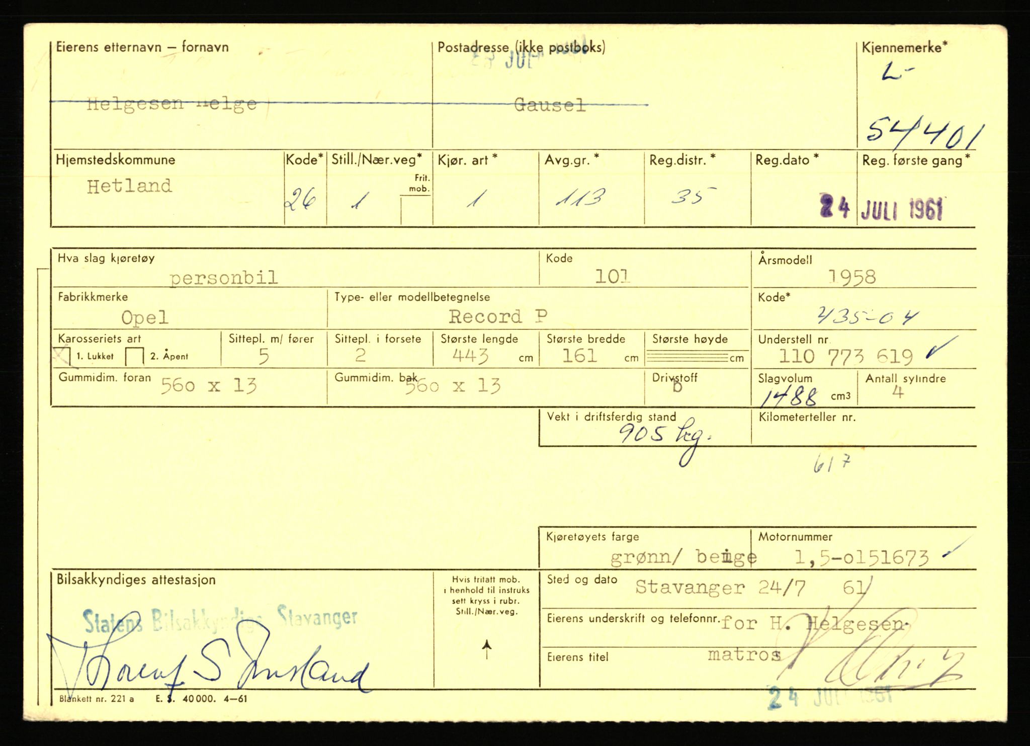 Stavanger trafikkstasjon, AV/SAST-A-101942/0/F/L0054: L-54200 - L-55699, 1930-1971, p. 417