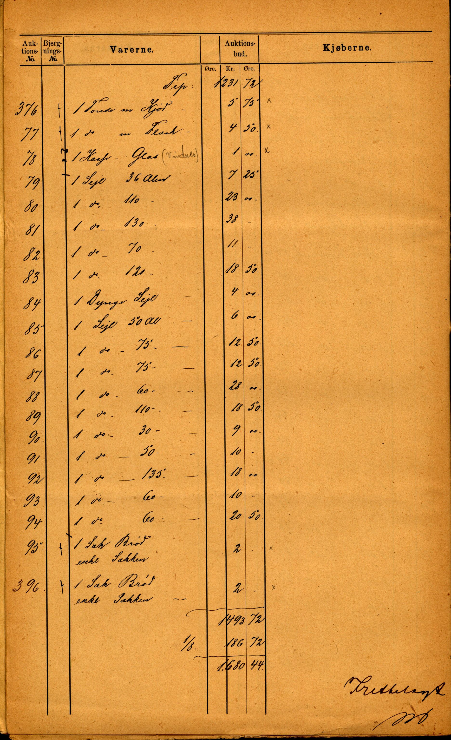 Pa 63 - Østlandske skibsassuranceforening, VEMU/A-1079/G/Ga/L0020/0001: Havaridokumenter / Tellus, Telanak, Wilhelmine, 1887, p. 166