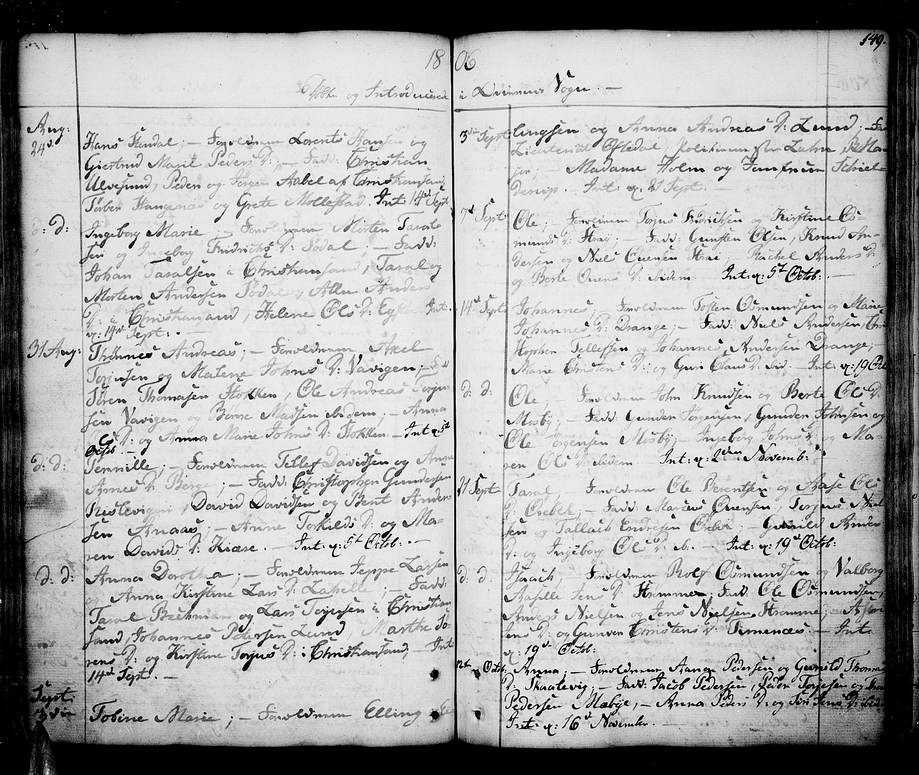 Oddernes sokneprestkontor, AV/SAK-1111-0033/F/Fa/Faa/L0004: Parish register (official) no. A 4, 1764-1820, p. 149