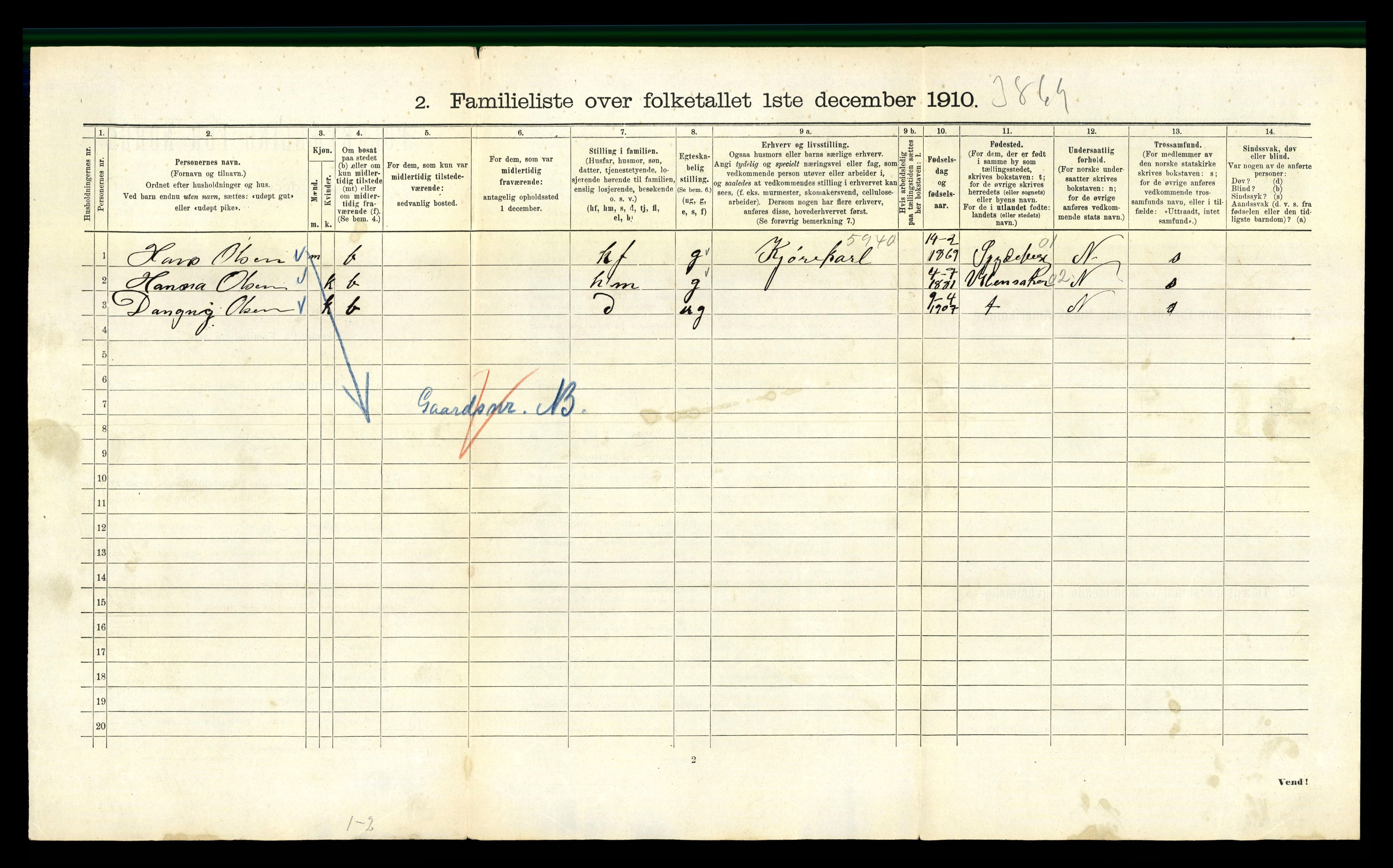 RA, 1910 census for Kristiania, 1910, p. 71574