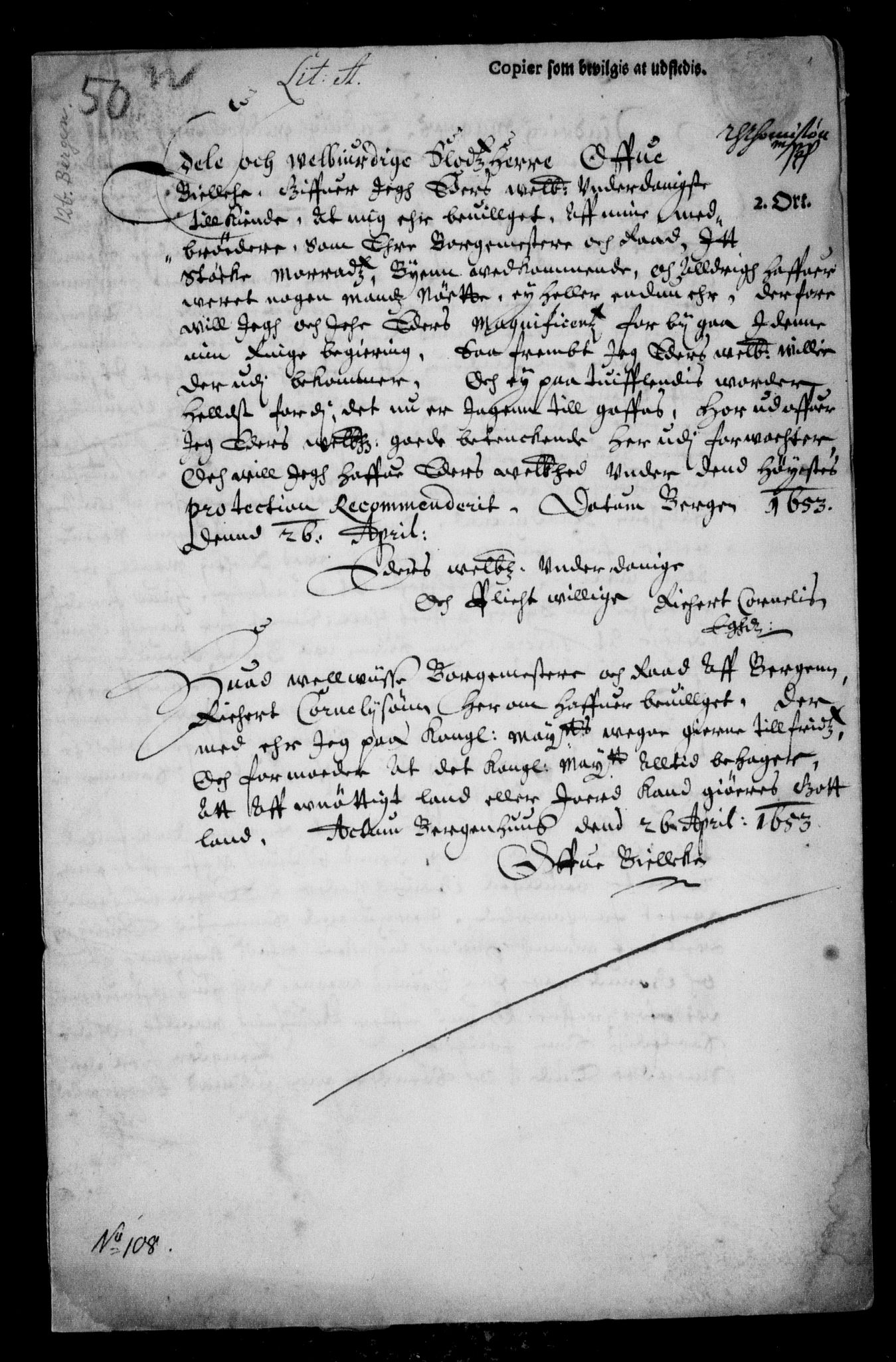 Danske Kanselli, Skapsaker, AV/RA-EA-4061/F/L0055: Skap 14, pakke 18A-18B, litra Ø, 1607-1704, p. 5