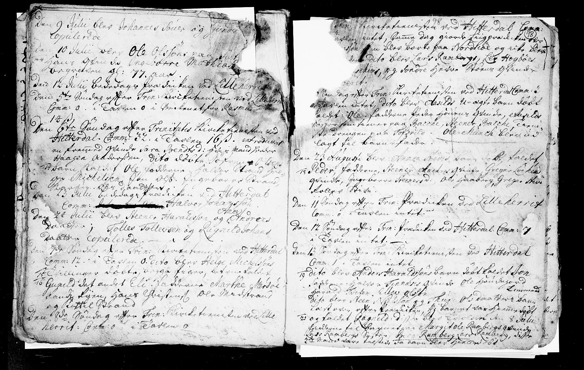 Heddal kirkebøker, AV/SAKO-A-268/F/Fa/L0002: Parish register (official) no. I 2, 1699-1722, p. 98