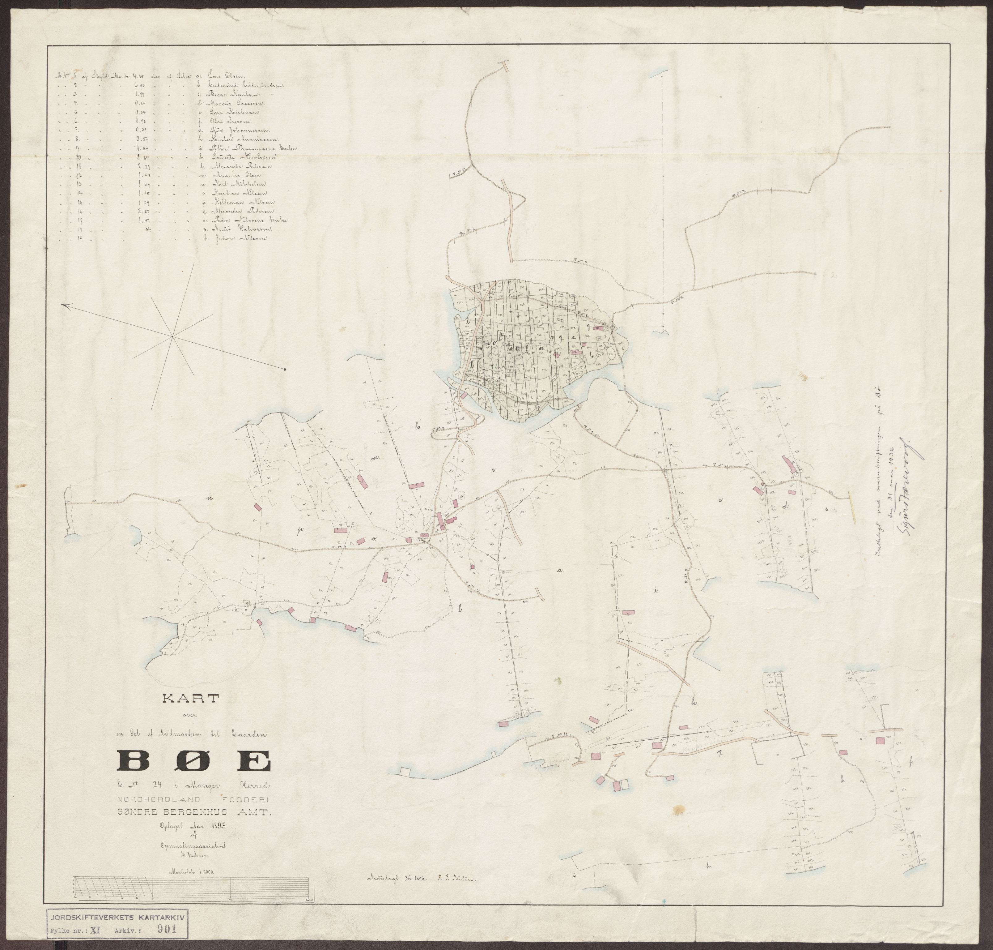 Jordskifteverkets kartarkiv, AV/RA-S-3929/T, 1859-1988, p. 1044