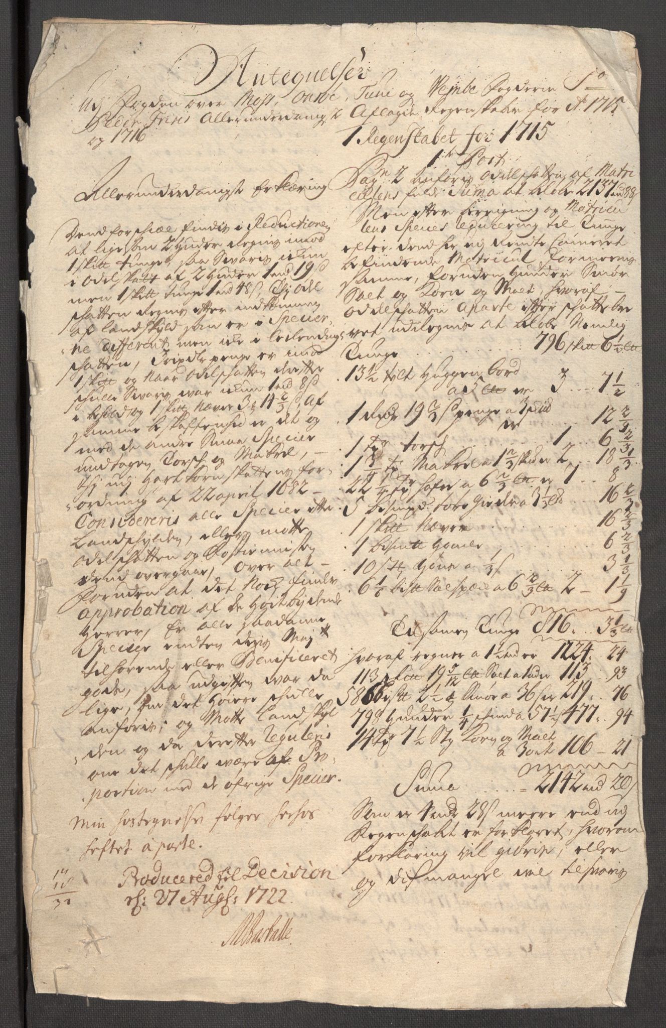 Rentekammeret inntil 1814, Reviderte regnskaper, Fogderegnskap, RA/EA-4092/R04/L0140: Fogderegnskap Moss, Onsøy, Tune, Veme og Åbygge, 1715-1716, p. 469