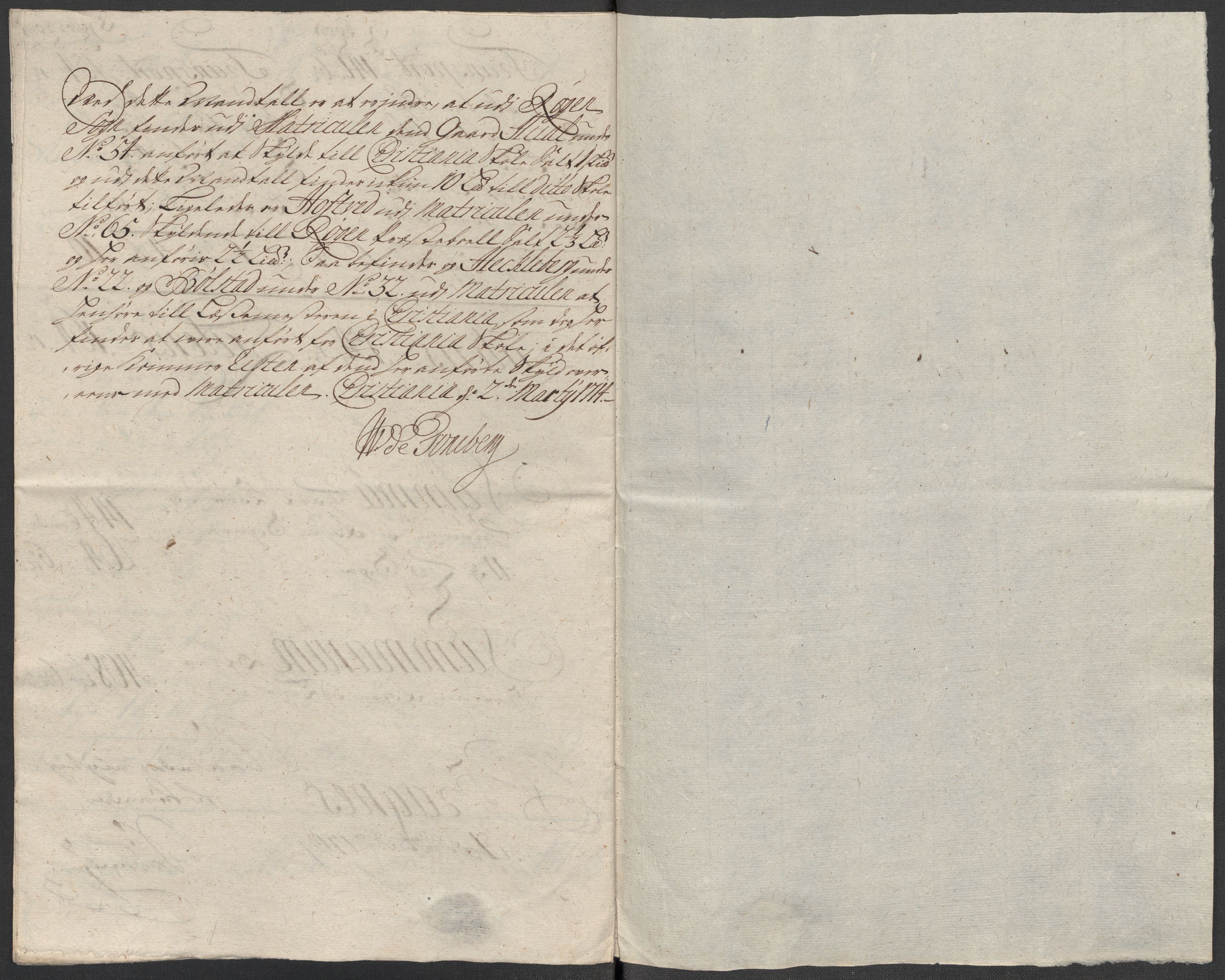 Rentekammeret inntil 1814, Reviderte regnskaper, Fogderegnskap, RA/EA-4092/R31/L1708: Fogderegnskap Hurum, Røyken, Eiker, Lier og Buskerud, 1713, p. 175