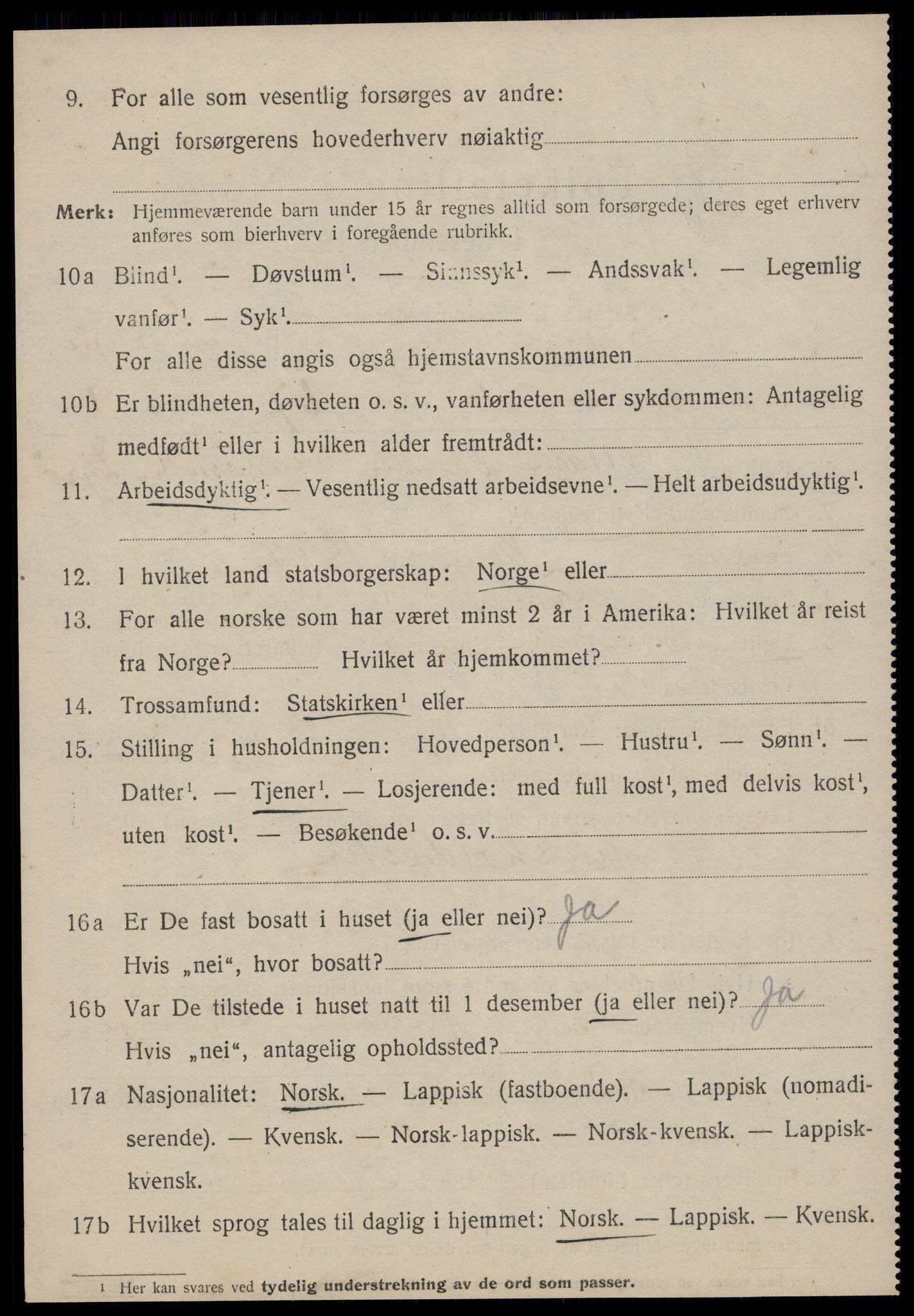 SAT, 1920 census for Å, 1920, p. 5973