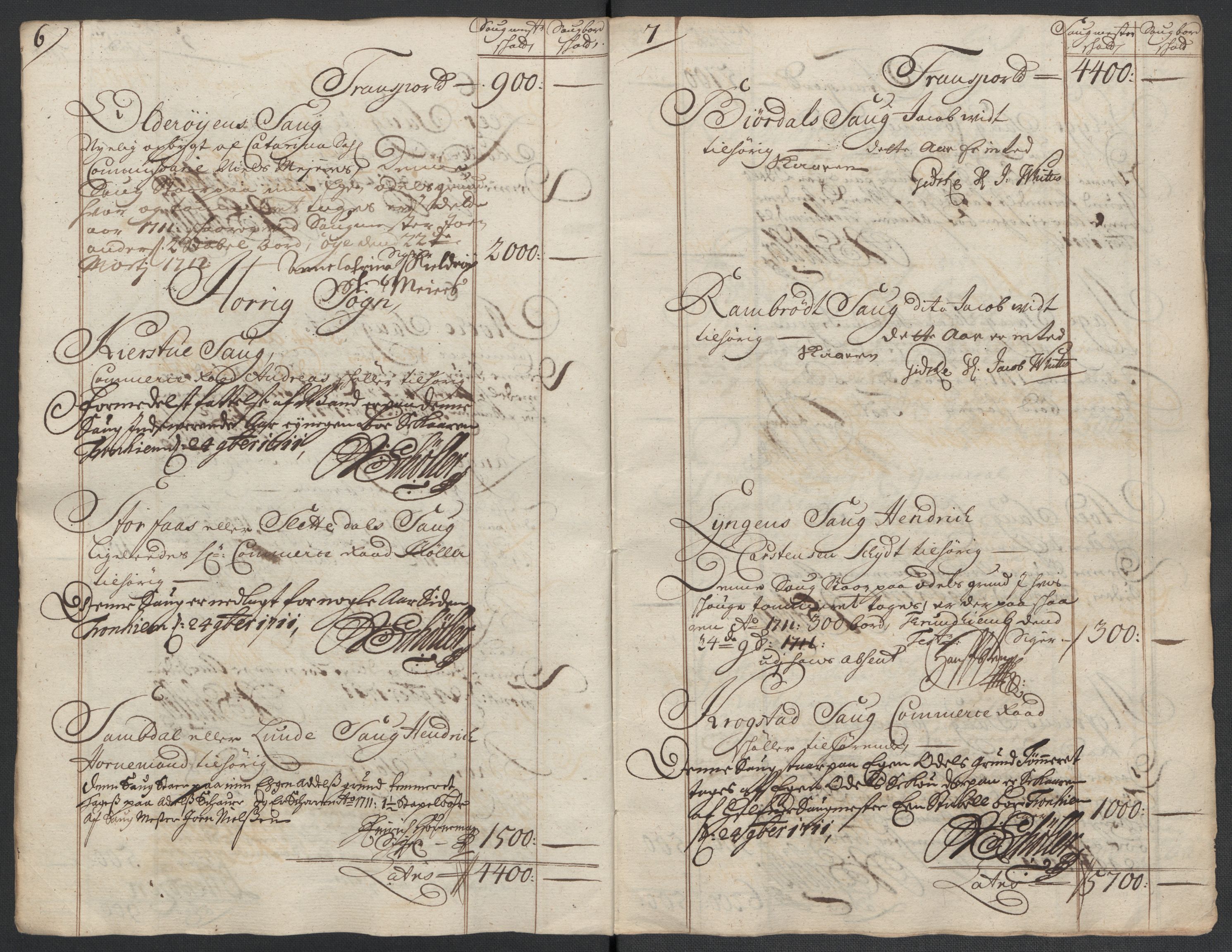 Rentekammeret inntil 1814, Reviderte regnskaper, Fogderegnskap, AV/RA-EA-4092/R60/L3961: Fogderegnskap Orkdal og Gauldal, 1711, p. 335