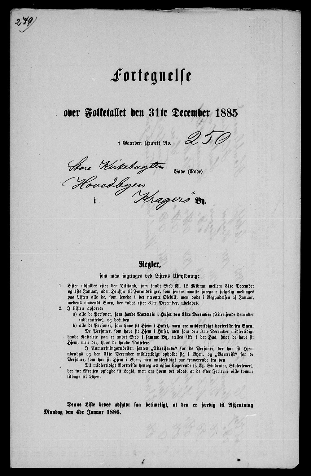 SAKO, 1885 census for 0801 Kragerø, 1885, p. 1509