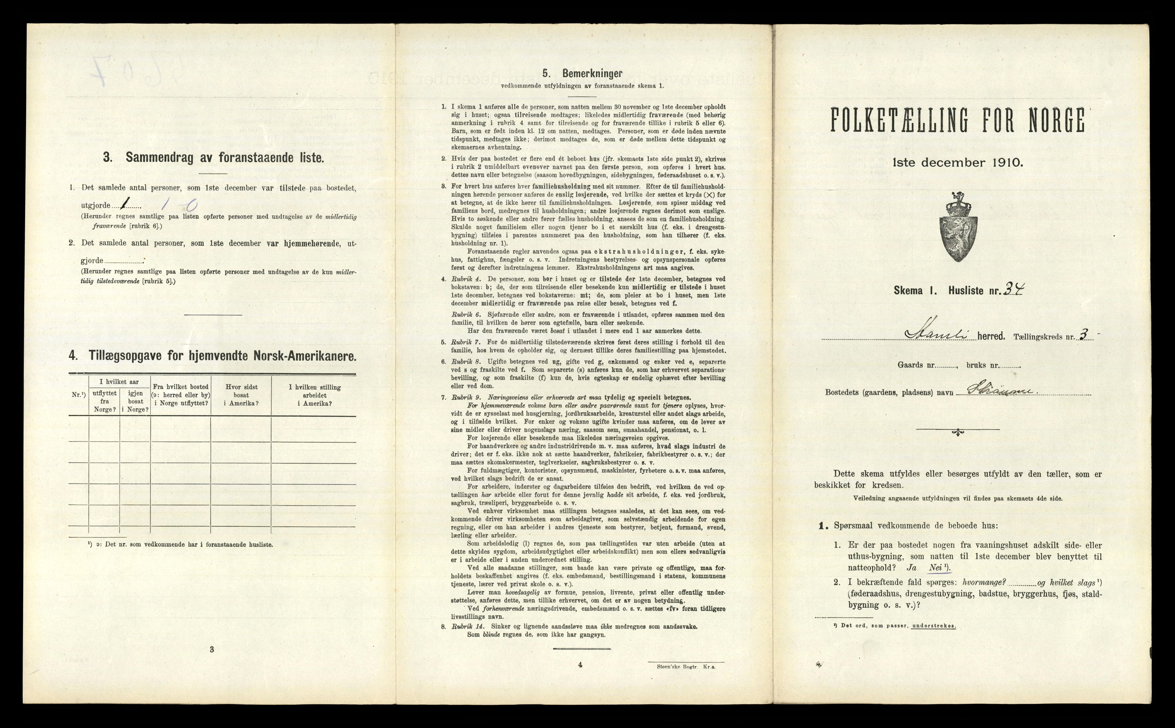 RA, 1910 census for Åmli, 1910, p. 221