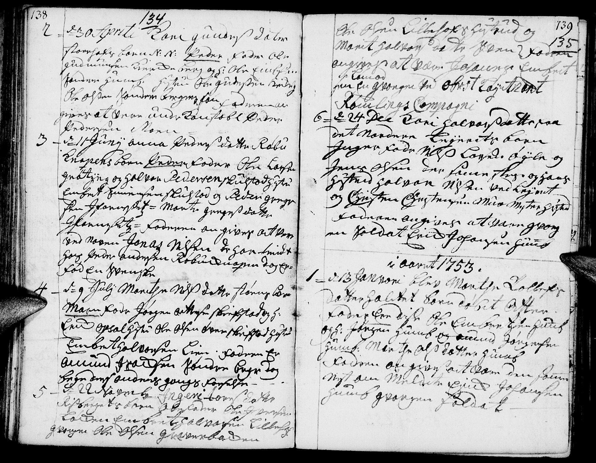 Elverum prestekontor, SAH/PREST-044/H/Ha/Haa/L0002: Parish register (official) no. 2, 1751-1756, p. 138-139