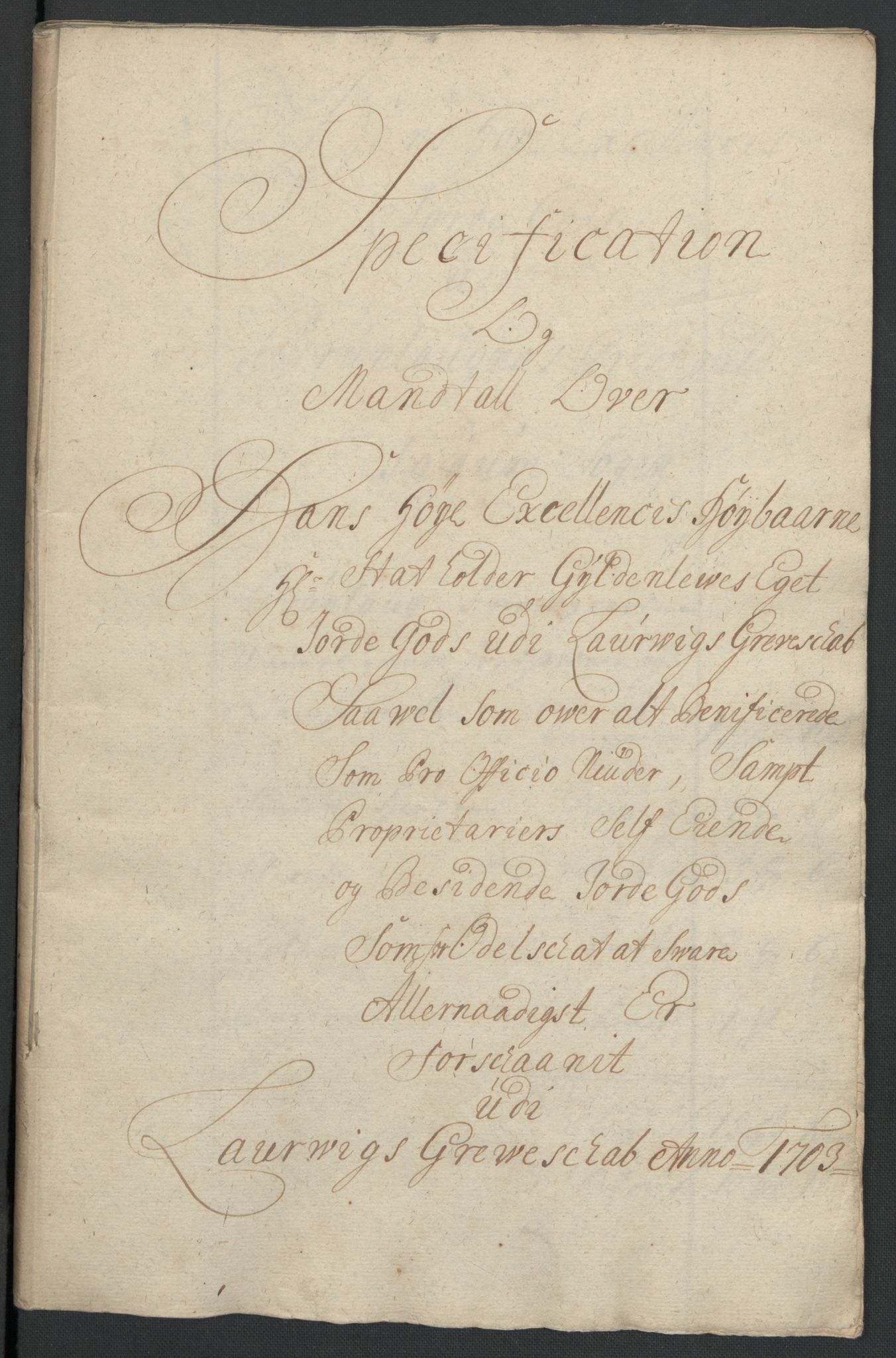 Rentekammeret inntil 1814, Reviderte regnskaper, Fogderegnskap, AV/RA-EA-4092/R33/L1977: Fogderegnskap Larvik grevskap, 1702-1703, p. 112
