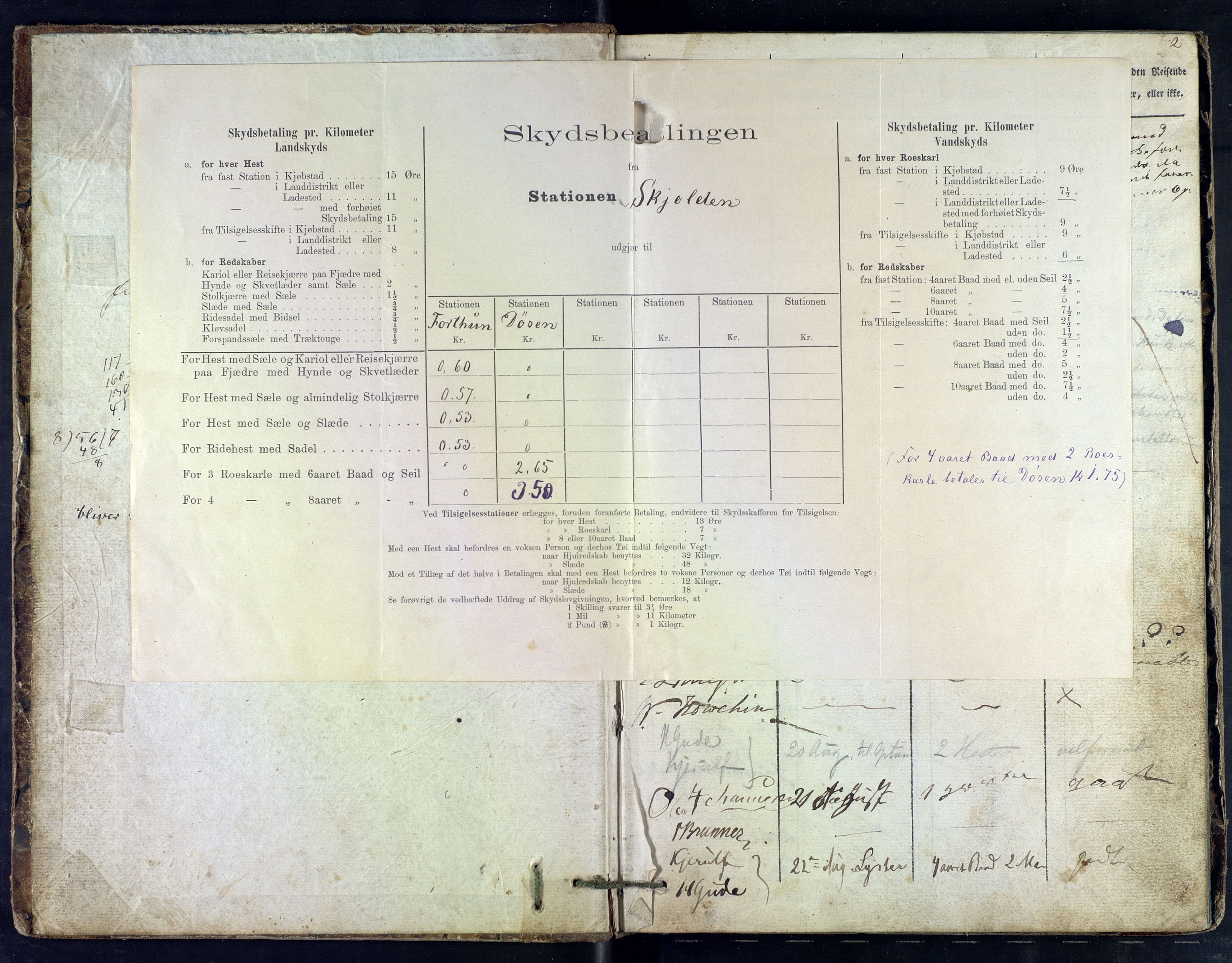 Lensmannen i Luster, AV/SAB-A-29301/0021/L0001: Dagbok for skysstasjonen, Skjolden, 1834-1884