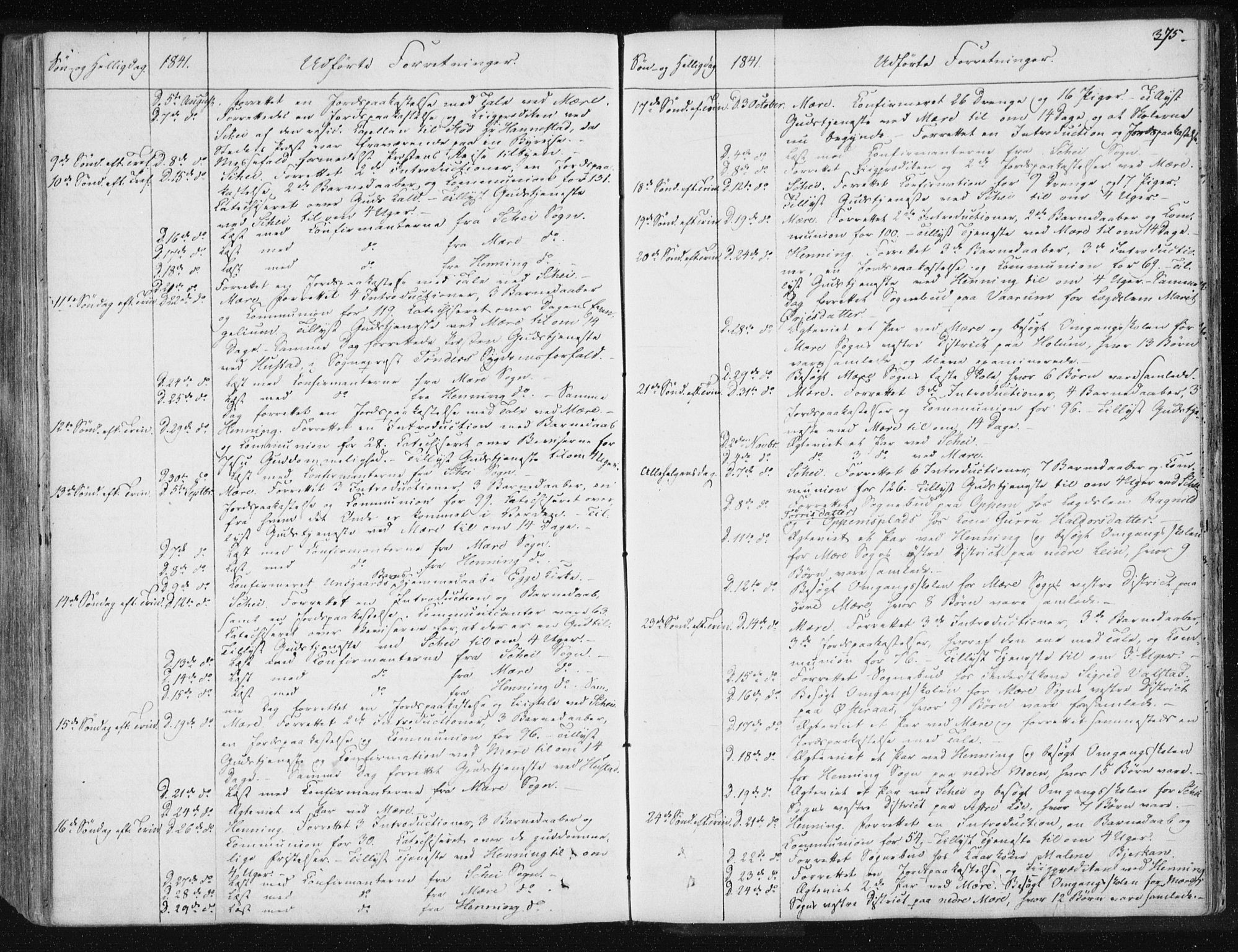 Ministerialprotokoller, klokkerbøker og fødselsregistre - Nord-Trøndelag, SAT/A-1458/735/L0339: Parish register (official) no. 735A06 /1, 1836-1848, p. 375