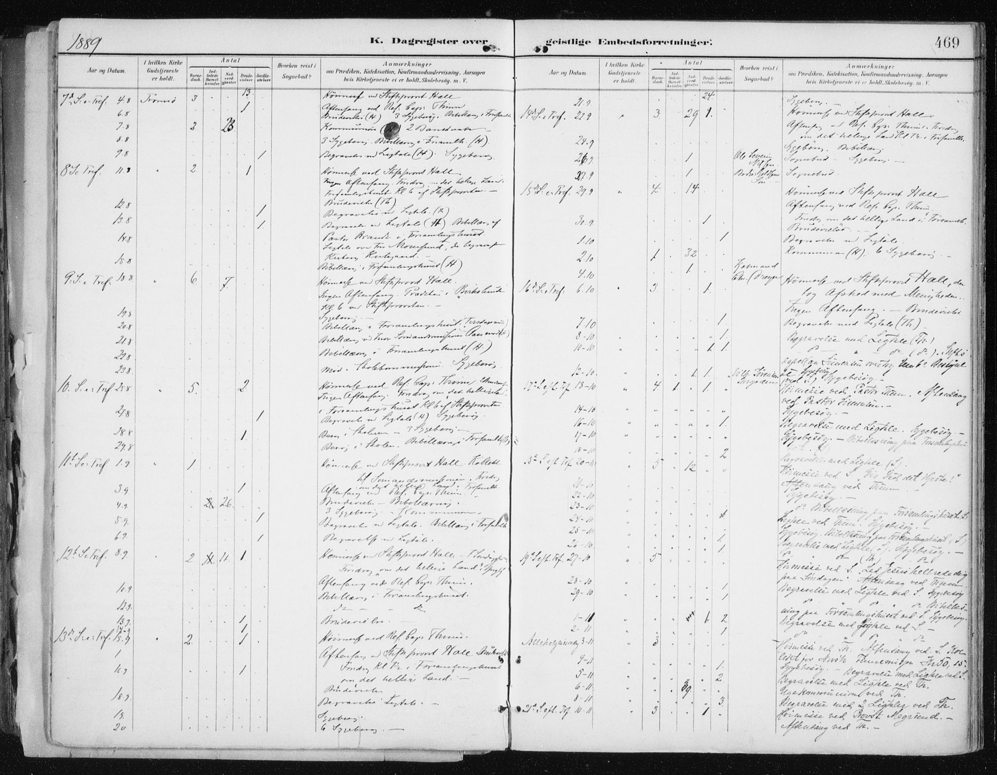 Tromsø sokneprestkontor/stiftsprosti/domprosti, AV/SATØ-S-1343/G/Ga/L0015kirke: Parish register (official) no. 15, 1889-1899, p. 469