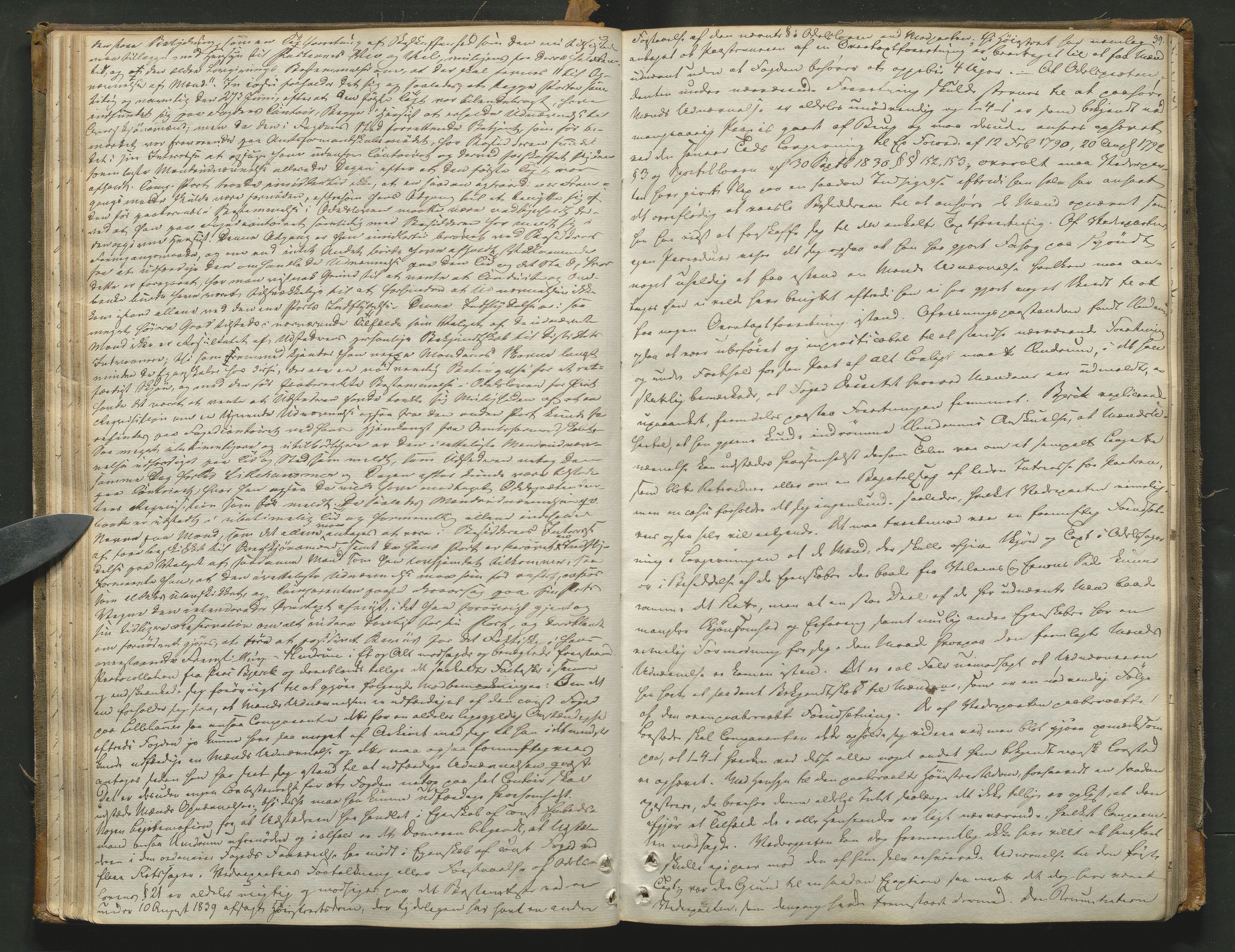 Nord-Gudbrandsdal tingrett, AV/SAH-TING-002/G/Gc/Gcb/L0001: Ekstrarettsprotokoll for åstedssaker, 1849-1857, p. 38b-39a