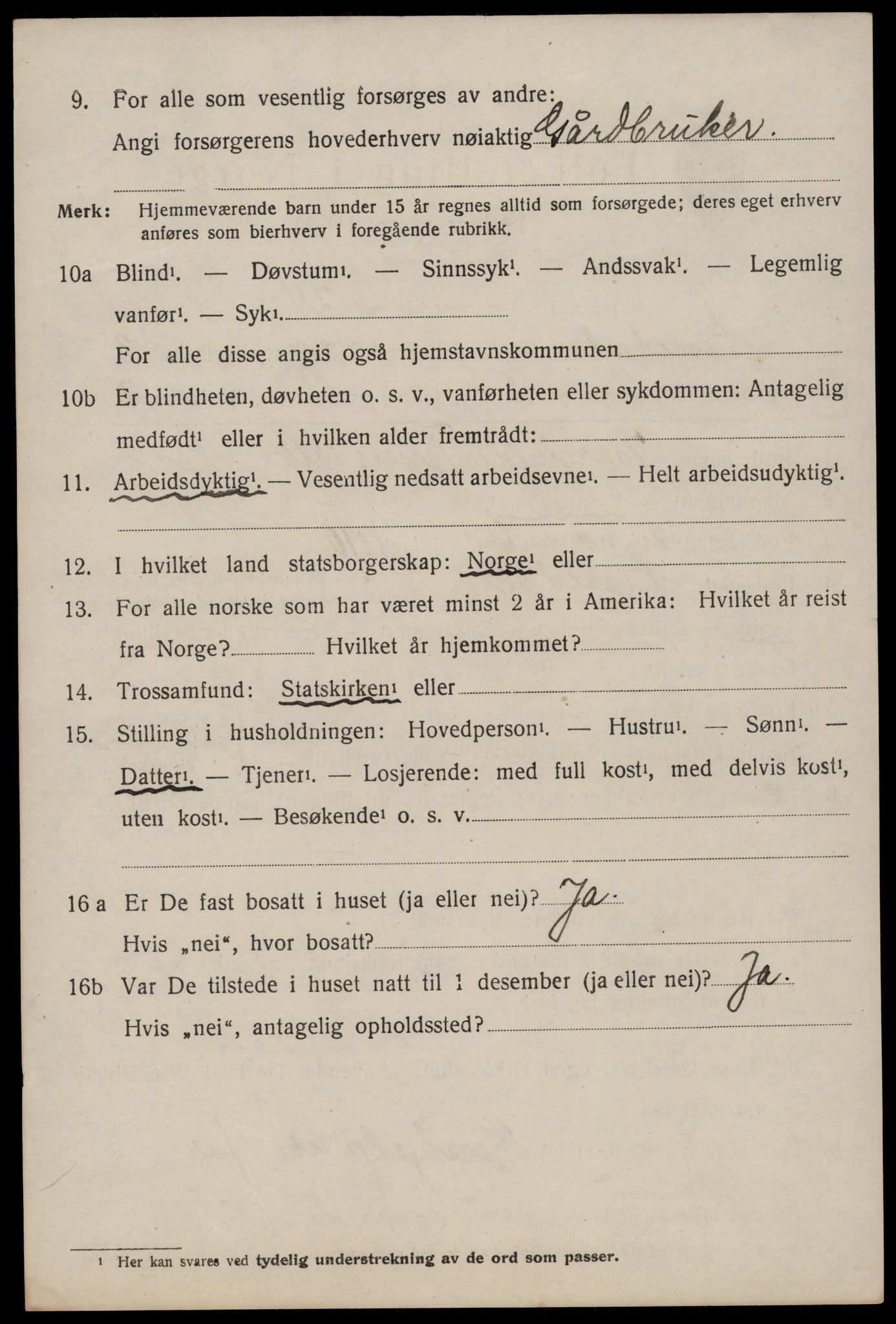 SAKO, 1920 census for Nissedal, 1920, p. 1544