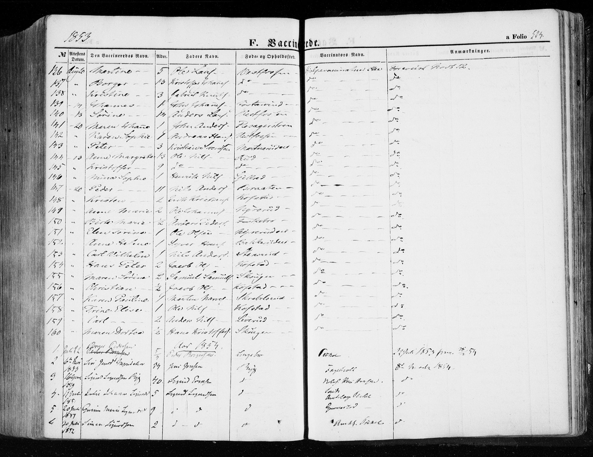 Eiker kirkebøker, SAKO/A-4/F/Fa/L0014: Parish register (official) no. I 14, 1846-1854, p. 524