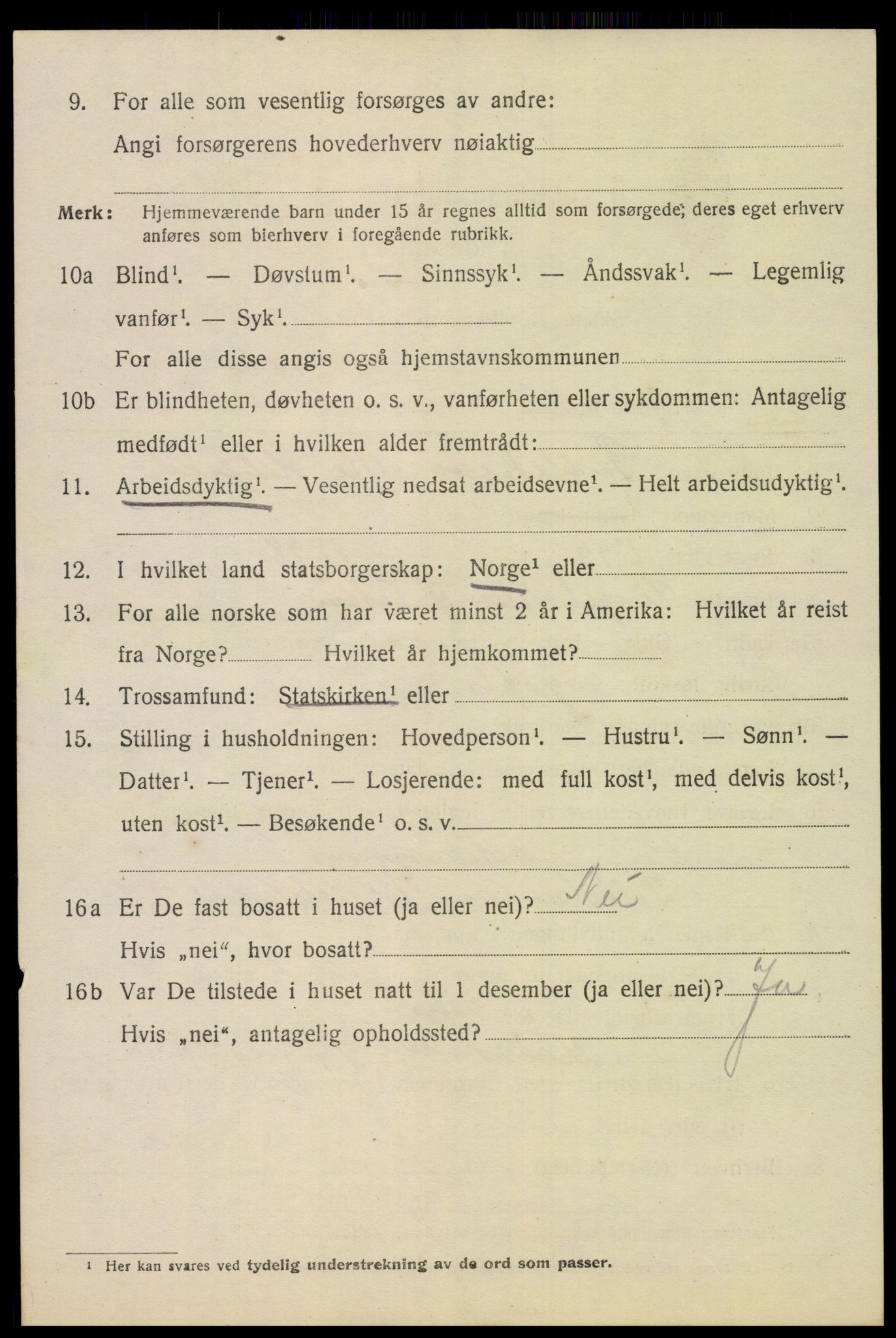 SAH, 1920 census for Gjøvik, 1920, p. 4383