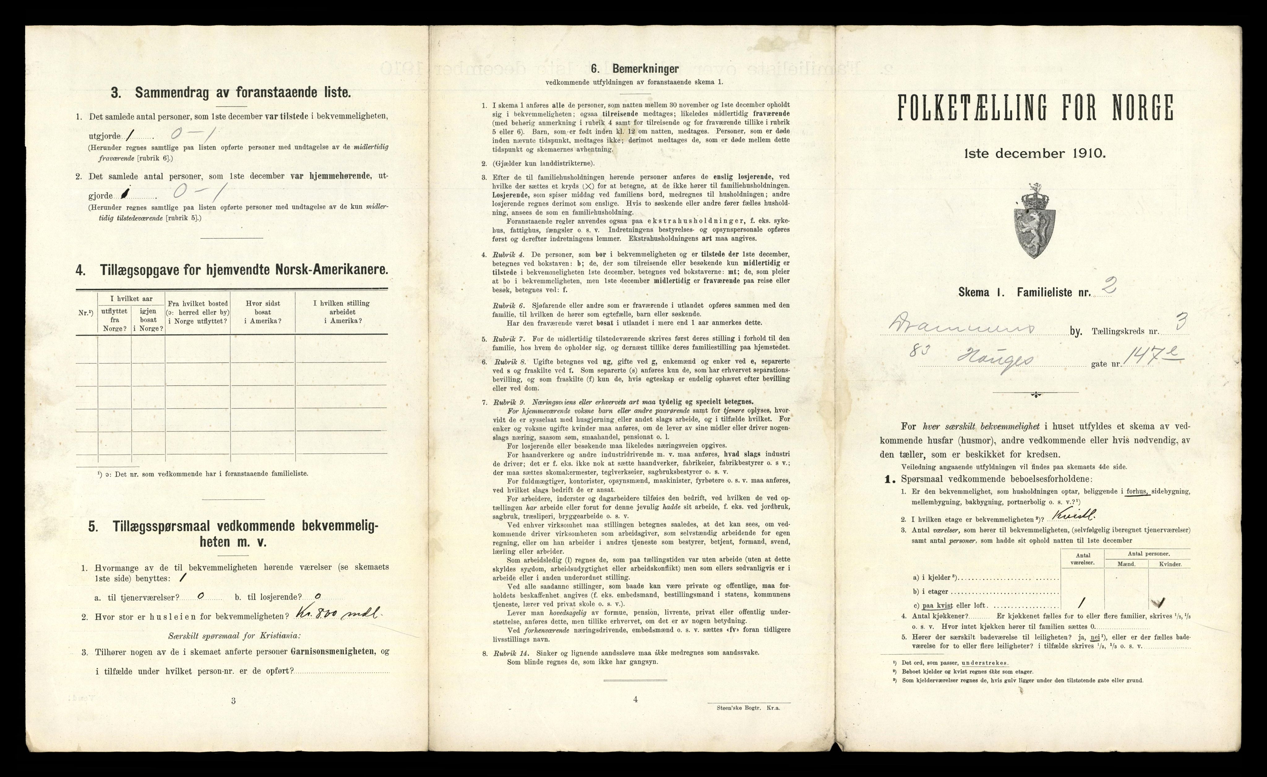 RA, 1910 census for Drammen, 1910, p. 1810