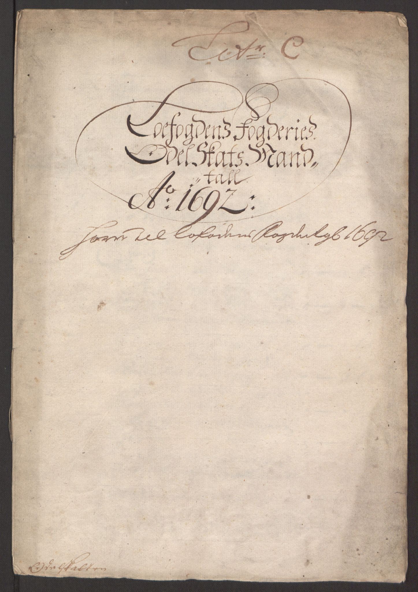 Rentekammeret inntil 1814, Reviderte regnskaper, Fogderegnskap, AV/RA-EA-4092/R67/L4675: Fogderegnskap Vesterålen, Andenes og Lofoten, 1691-1693, p. 139