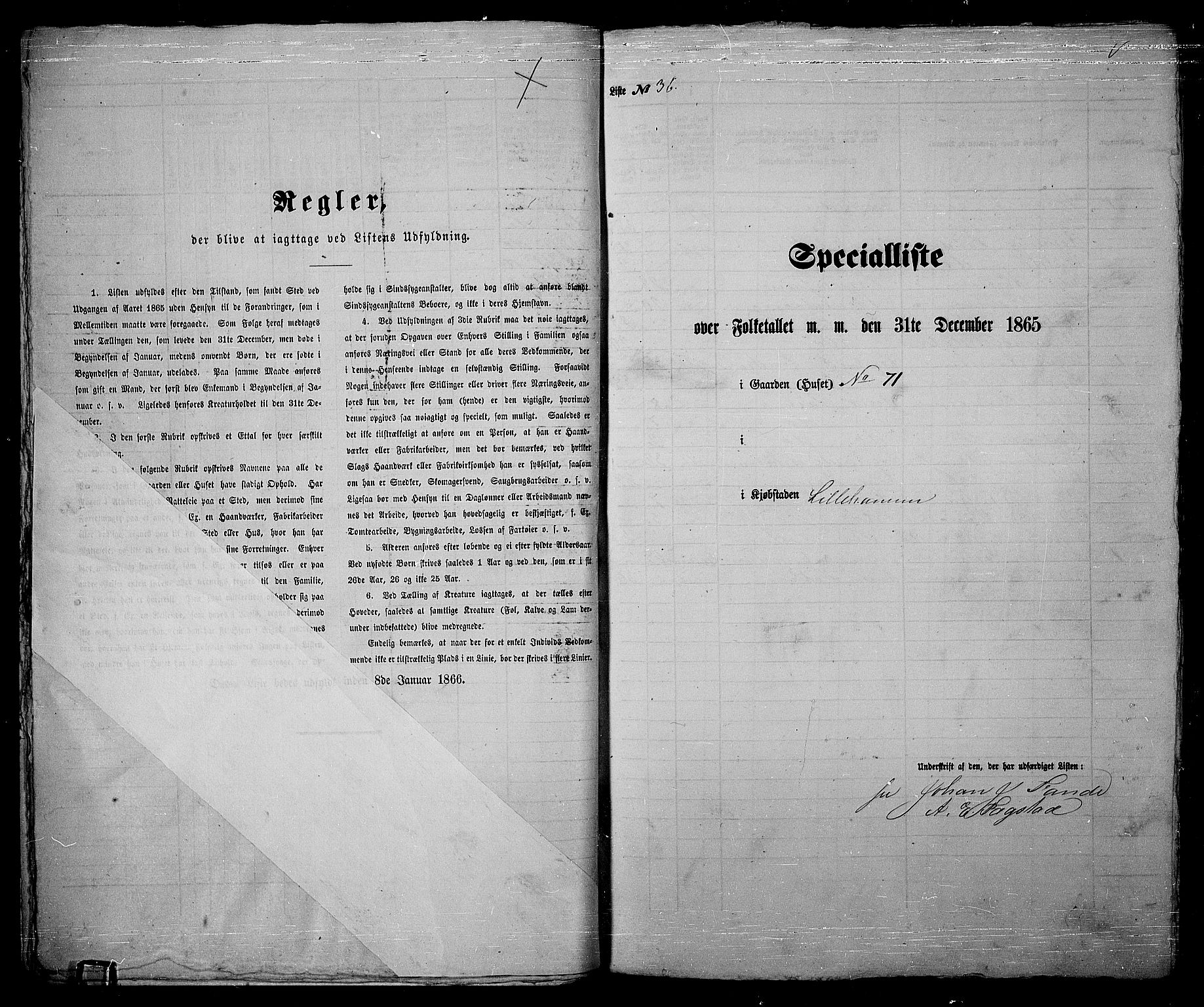 RA, 1865 census for Fåberg/Lillehammer, 1865, p. 78