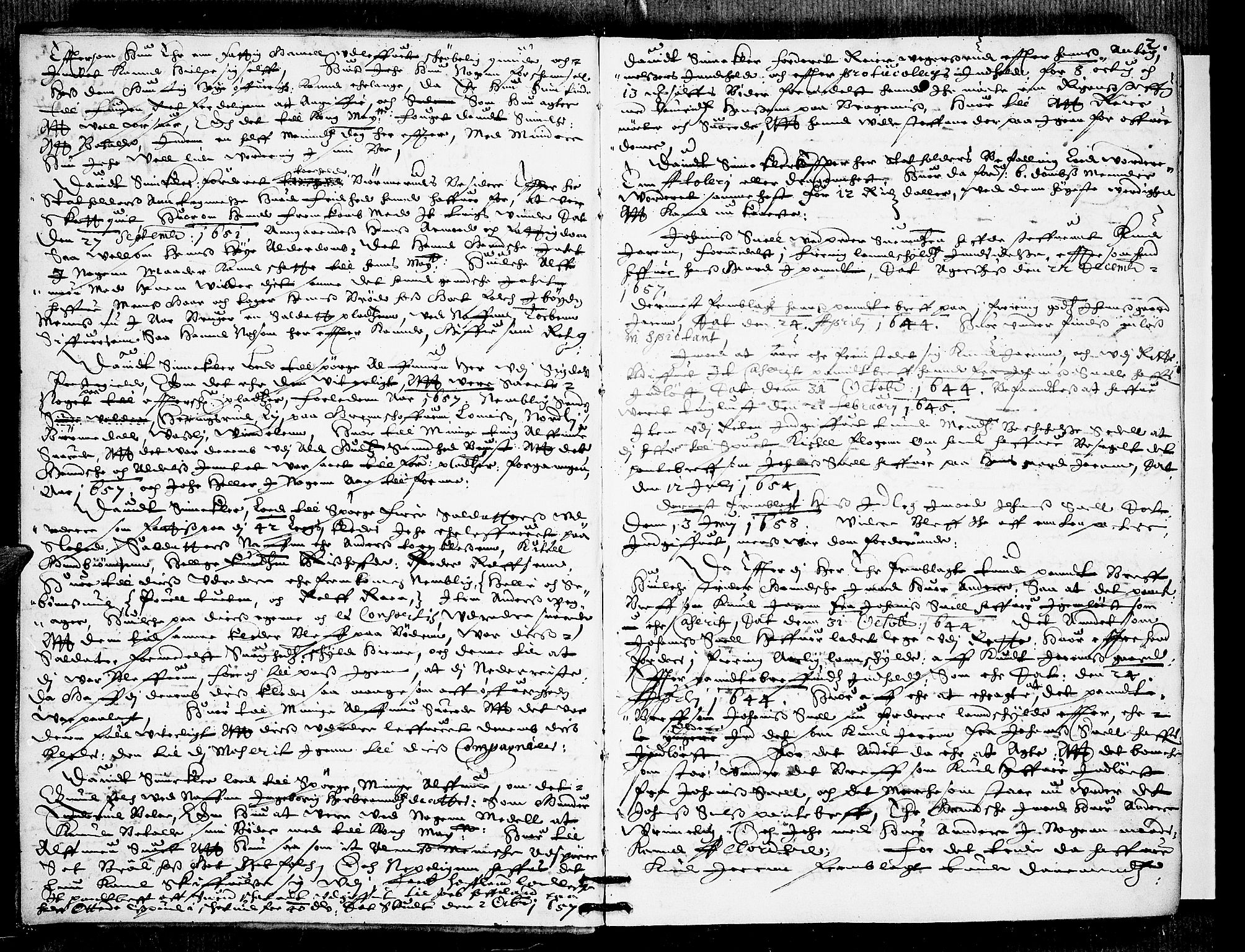 Eiker, Modum og Sigdal sorenskriveri, SAKO/A-123/F/Fa/Faa/L0027: Tingbok, 1658-1660, p. 2