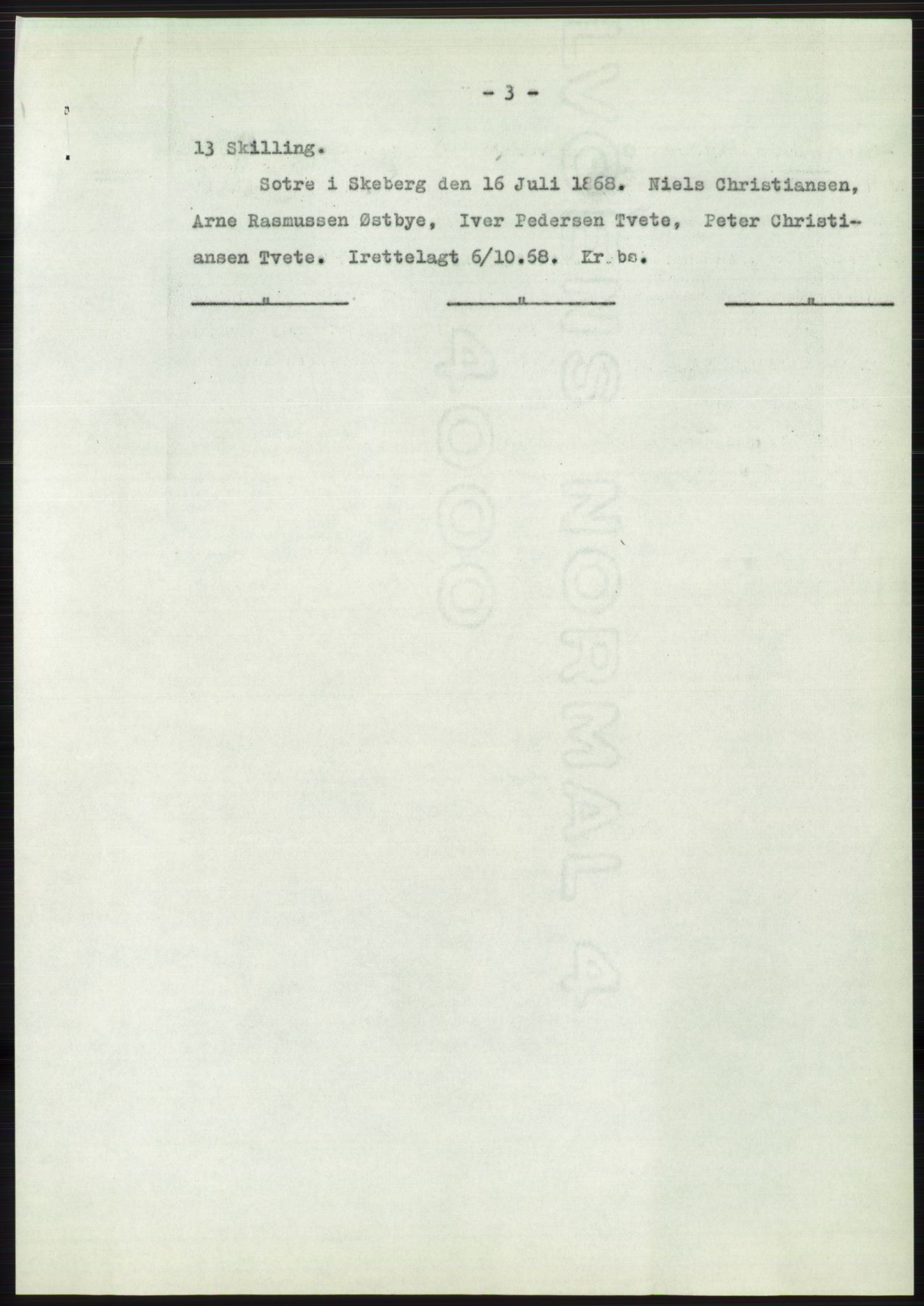 Statsarkivet i Oslo, AV/SAO-A-10621/Z/Zd/L0011: Avskrifter, j.nr 4-798/1960, 1960, p. 443