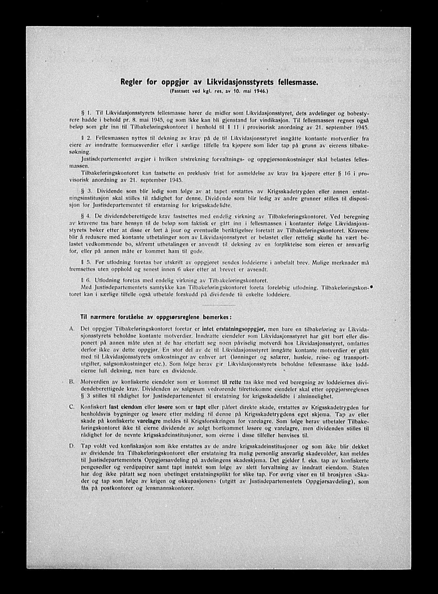 Justisdepartementet, Tilbakeføringskontoret for inndratte formuer, RA/S-1564/H/Hc/Hca/L0892: --, 1945-1947, p. 437