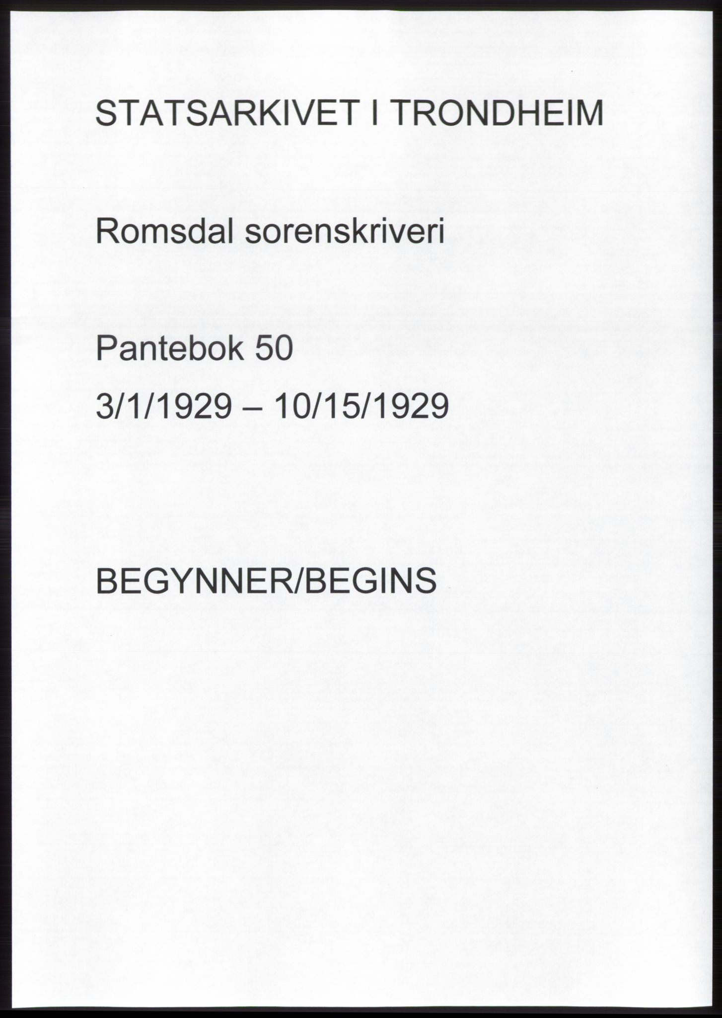 Romsdal sorenskriveri, AV/SAT-A-4149/1/2/2C/L0056: Mortgage book no. 50, 1929-1929, Deed date: 01.03.1929