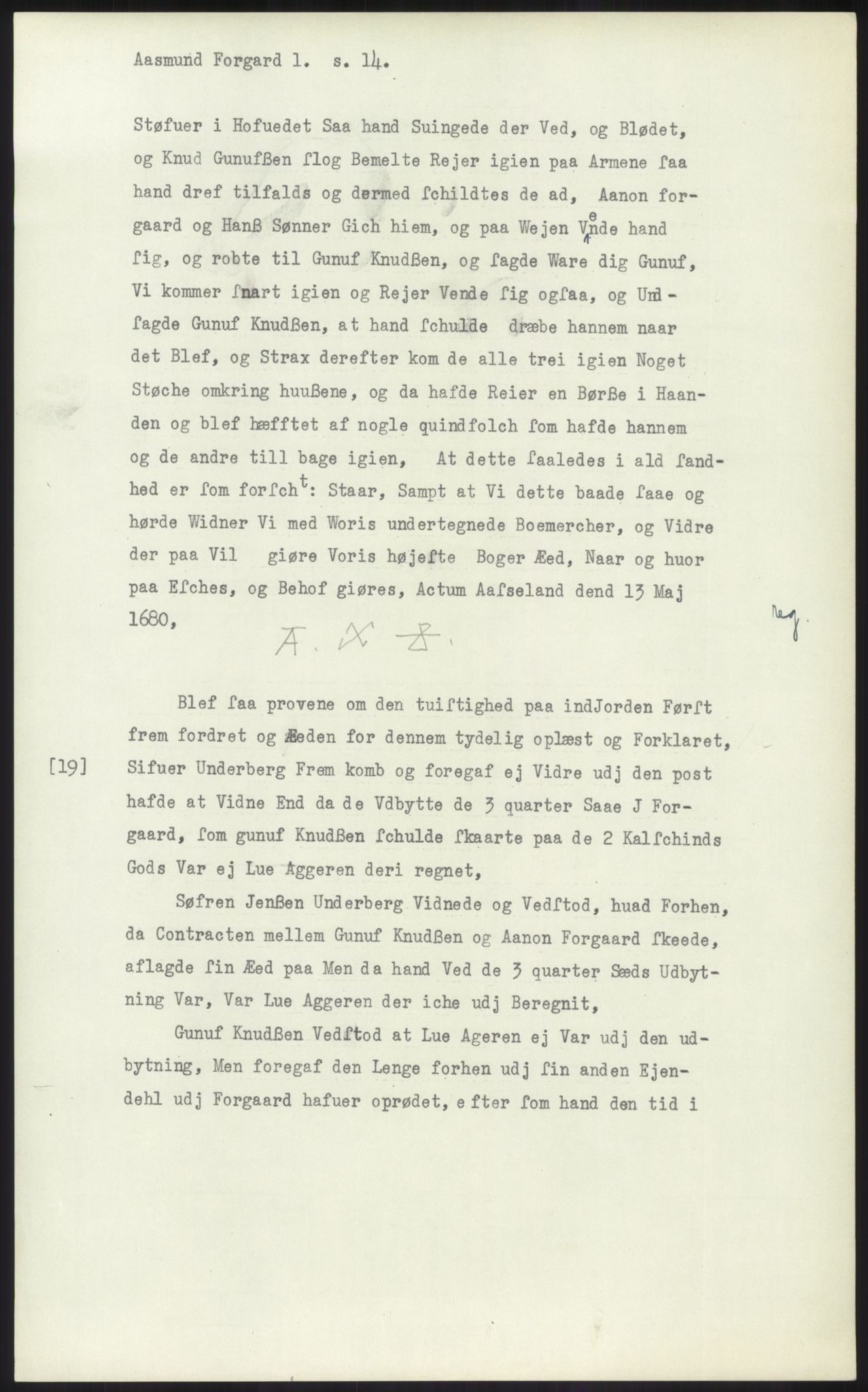 Samlinger til kildeutgivelse, Diplomavskriftsamlingen, AV/RA-EA-4053/H/Ha, p. 1167